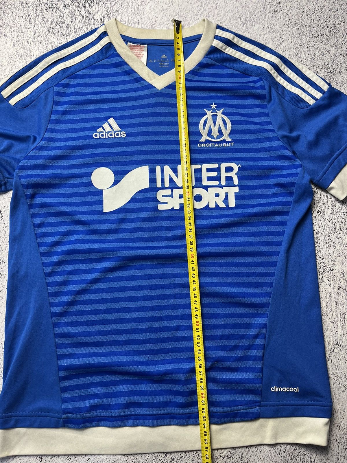 Adidas Vintage Adidas 2015/16 Olympique de Marseille Third Shirt Size US S / EU 44-46 / 1 - 14 Thumbnail