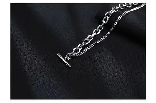 Jewelry 19cm Doube Chains Bracelets Size ONE SIZE - 4 Thumbnail