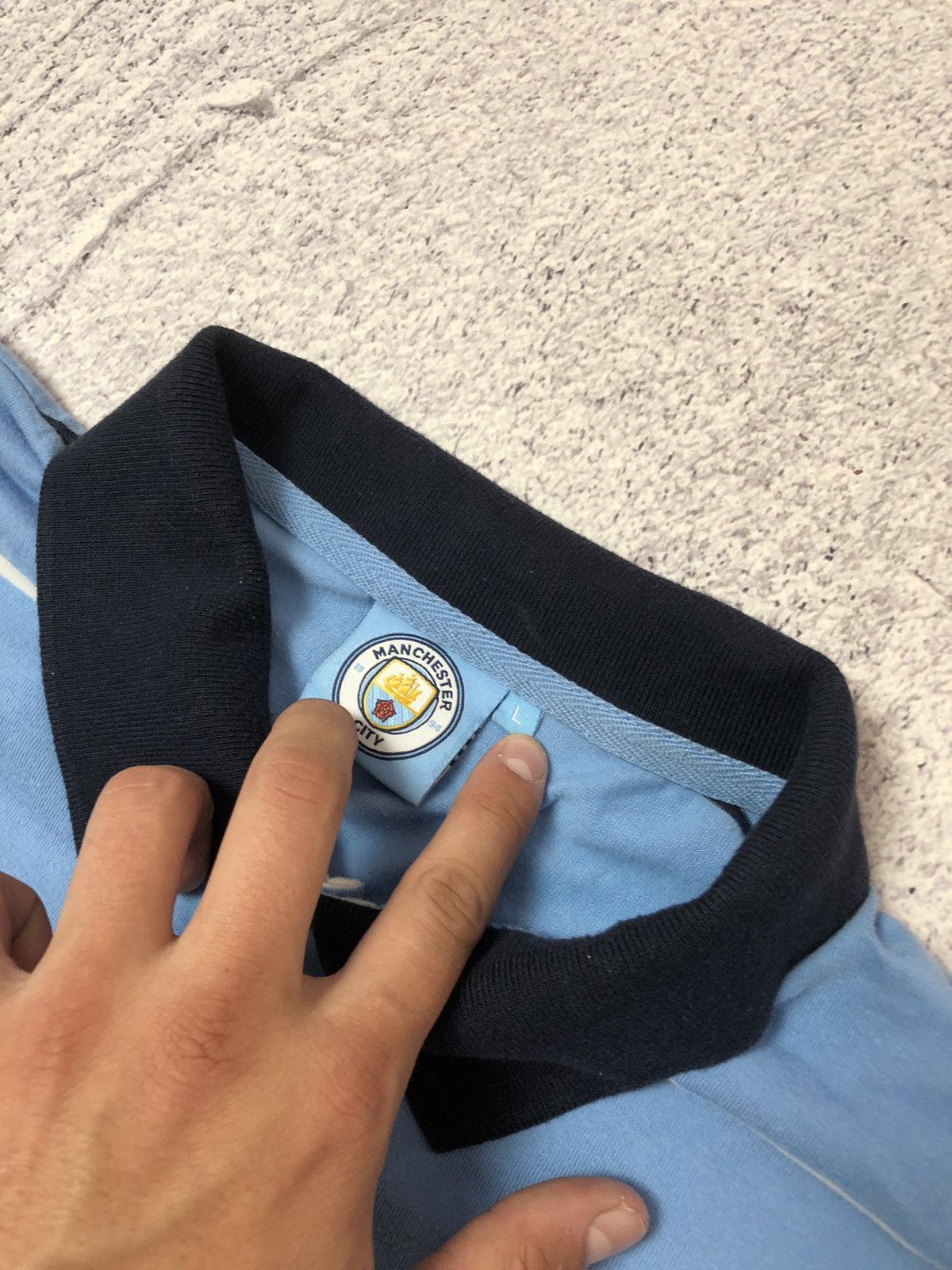 Vintage Men’s polo Manchester City size L off merch Size US L / EU 52-54 / 3 - 4 Thumbnail