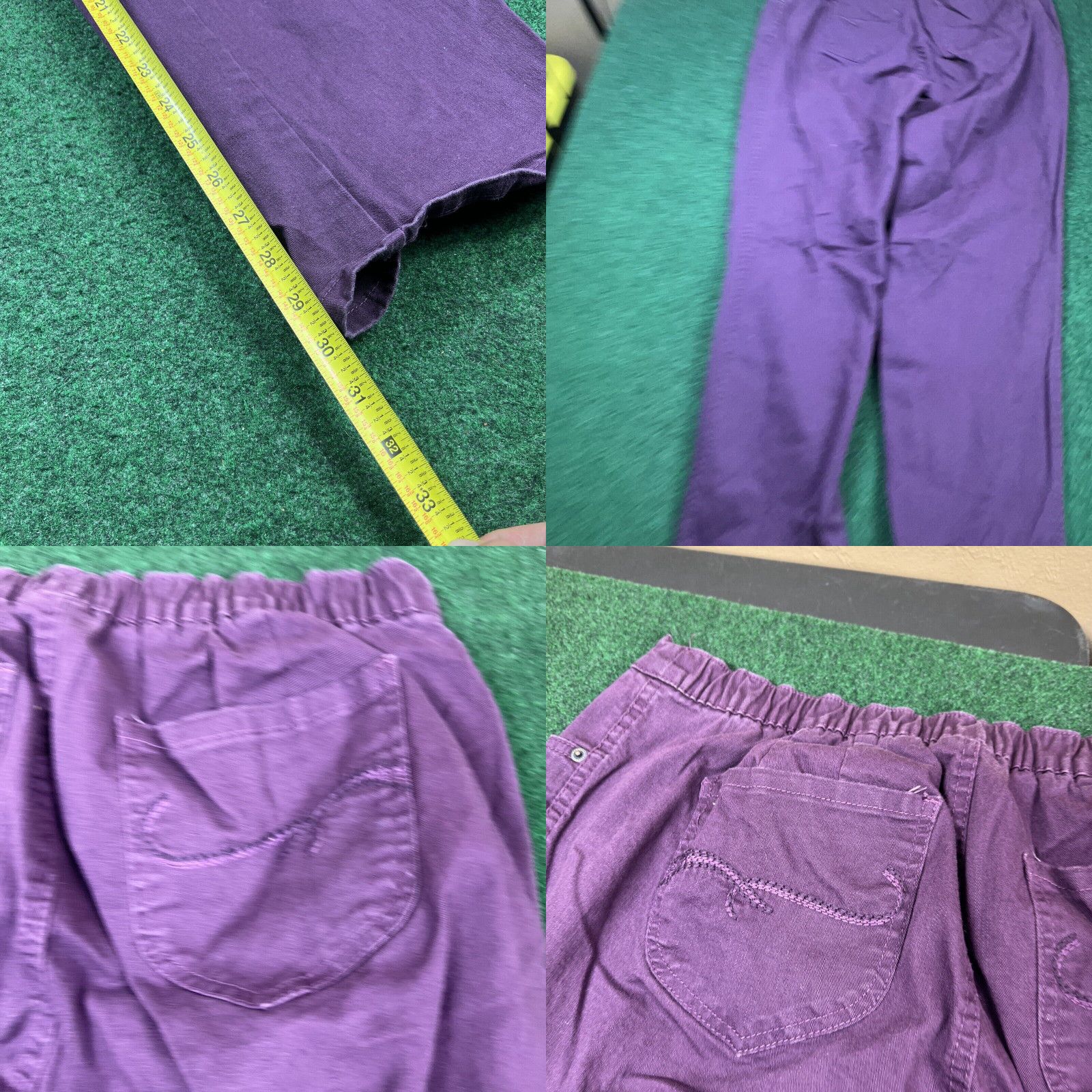 Gloria Vanderbilt Gloria Vanderbilt Women's Size 16W Purple Pants 32" Waist Size 38" / US 16 / IT 52 - 8 Thumbnail