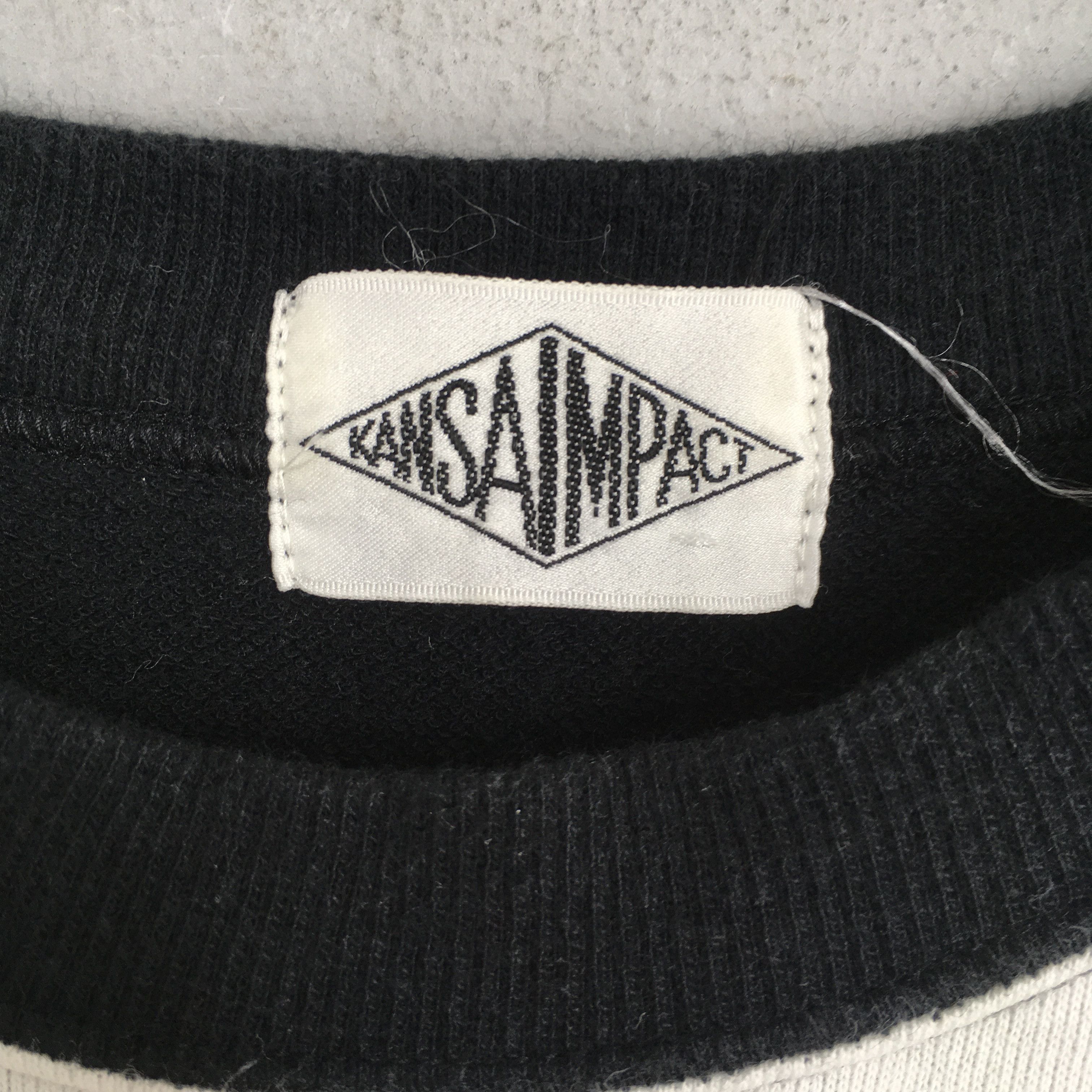 Japanese Brand × Kansai Yamamoto Vintage Kansai Yamamoto Impact Black Tshirt Medium Size US M / EU 48-50 / 2 - 6 Thumbnail