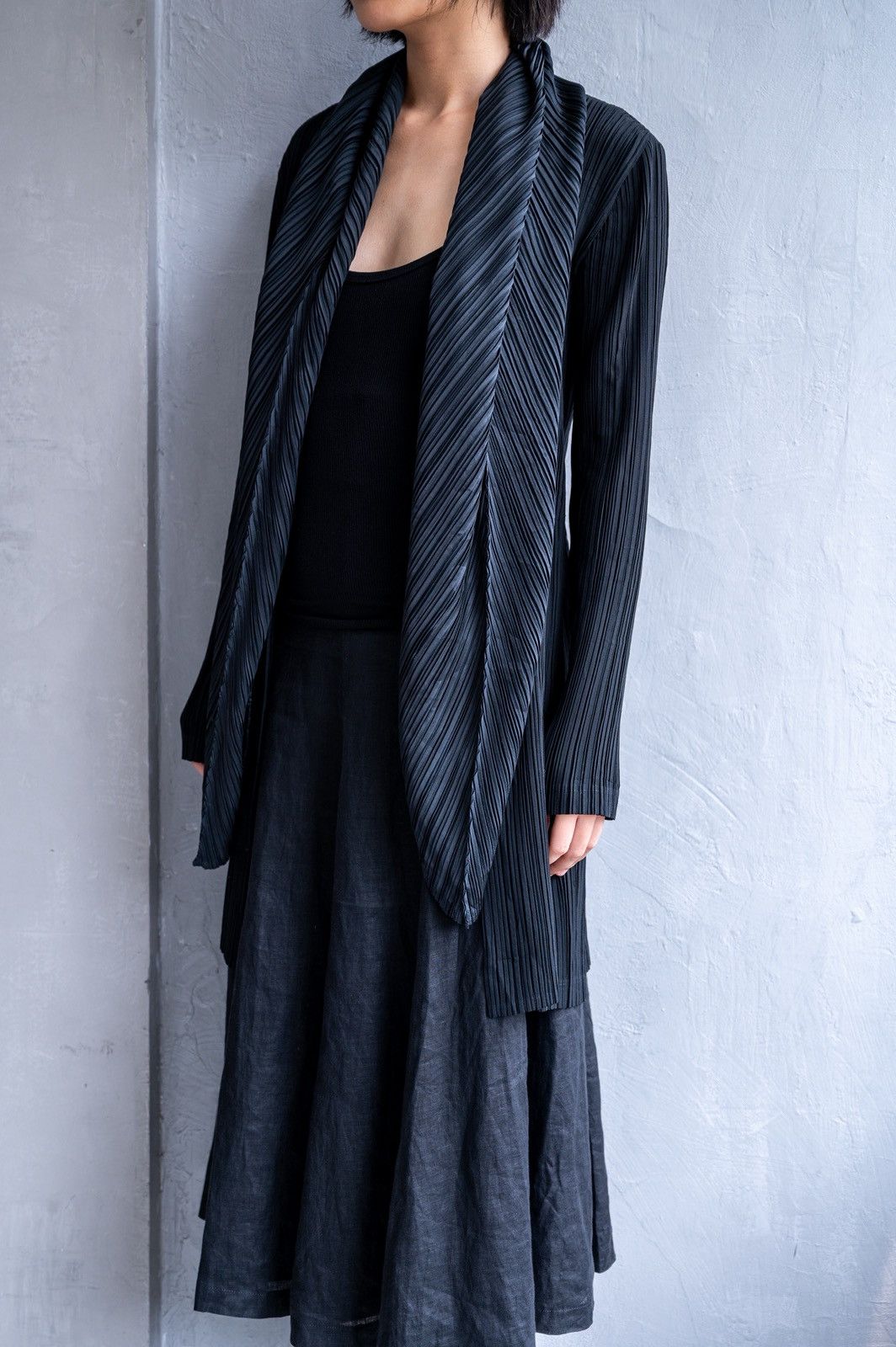 Issey Miyake Issey Miyake FW12 pleated deconstructed mid-coat Size M / US 6-8 / IT 42-44 - 2 Thumbnail