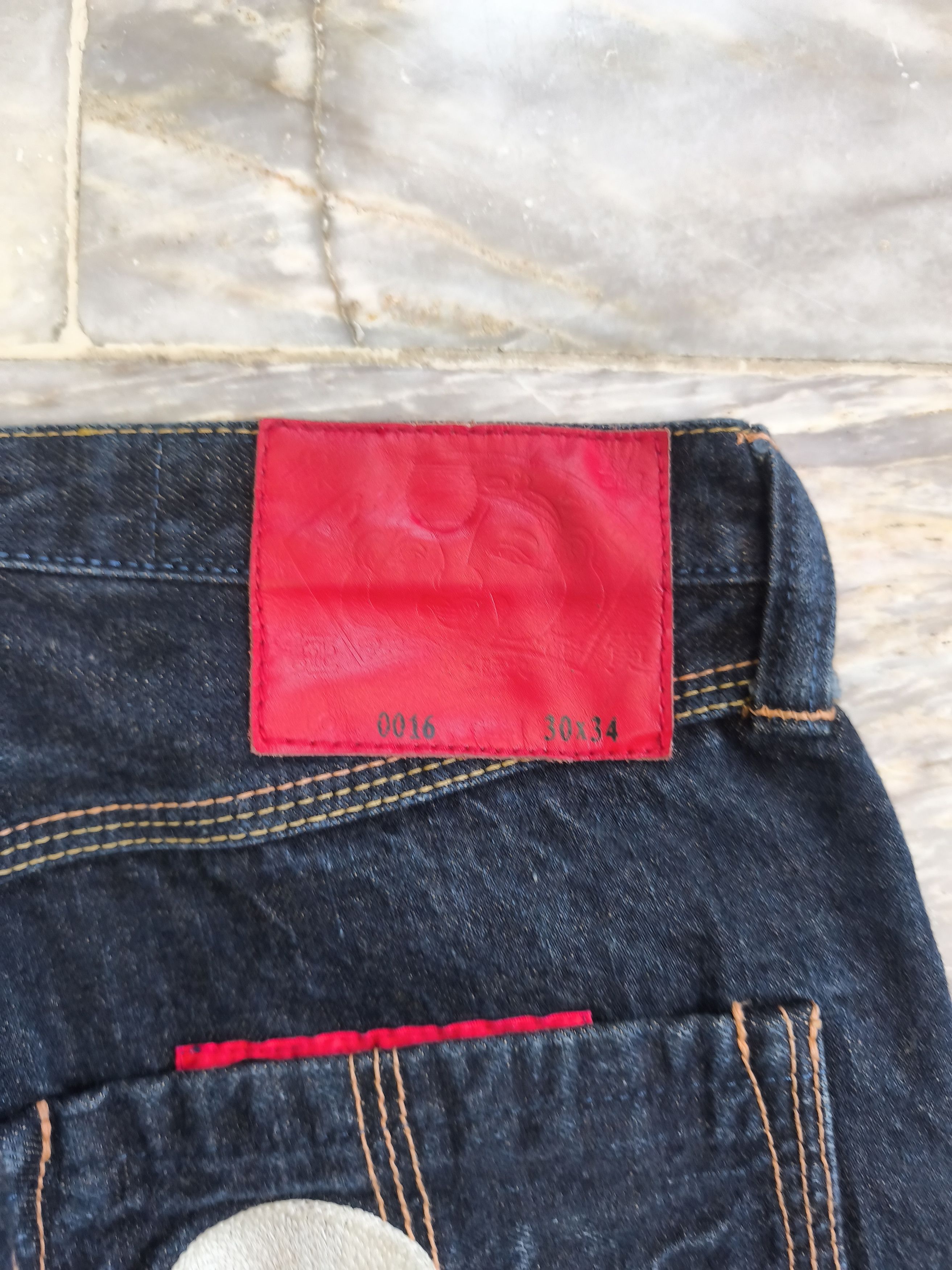 Evisu Yamane x EVISU Dormouse White Seagull Embroidery Denim Jeans Size US 30 / EU 46 - 5 Thumbnail