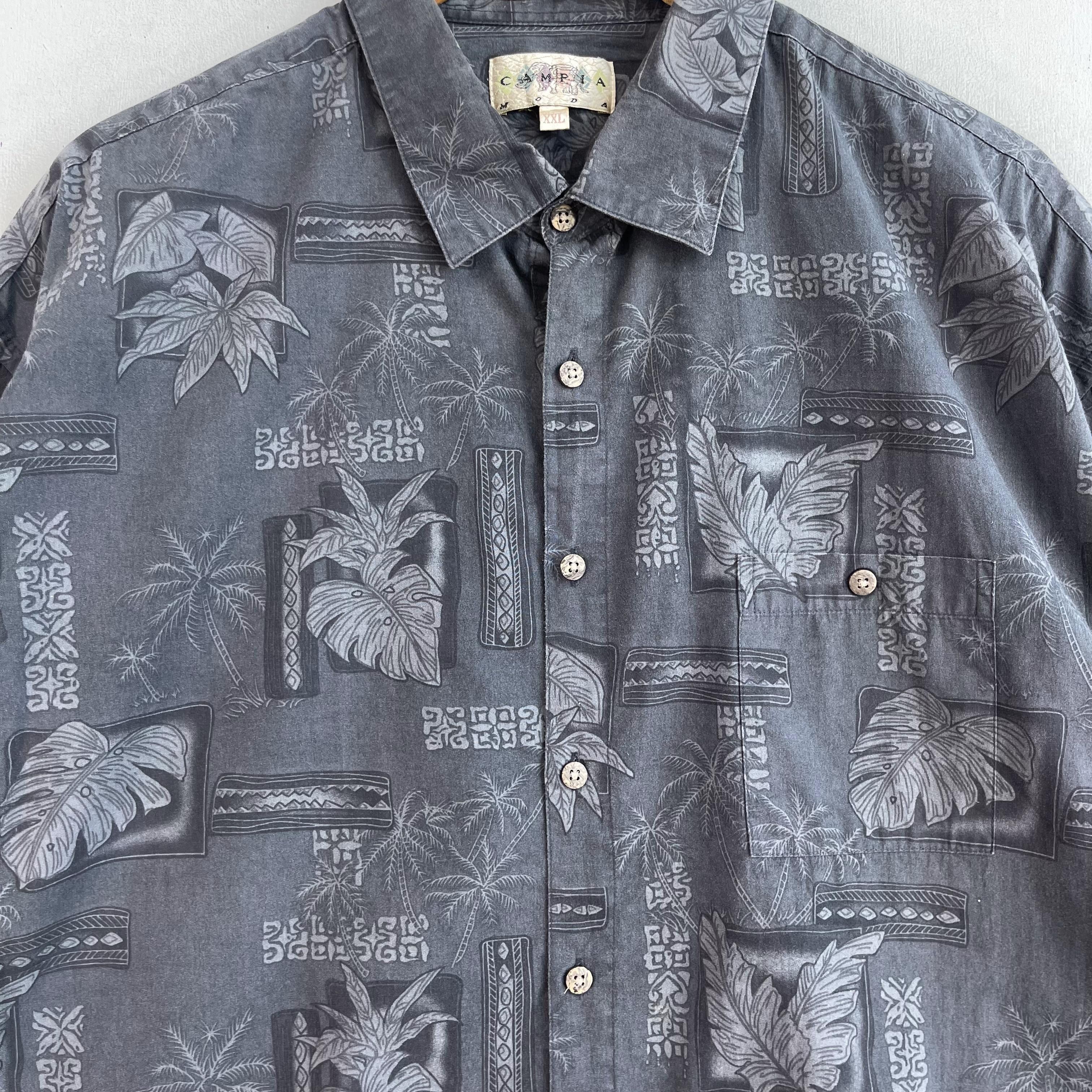 Batik Bay × Vintage Vintage Aloha Tropical Forest Floral Motive Button Up Shirt Size US XXL / EU 58 / 5 - 2 Thumbnail
