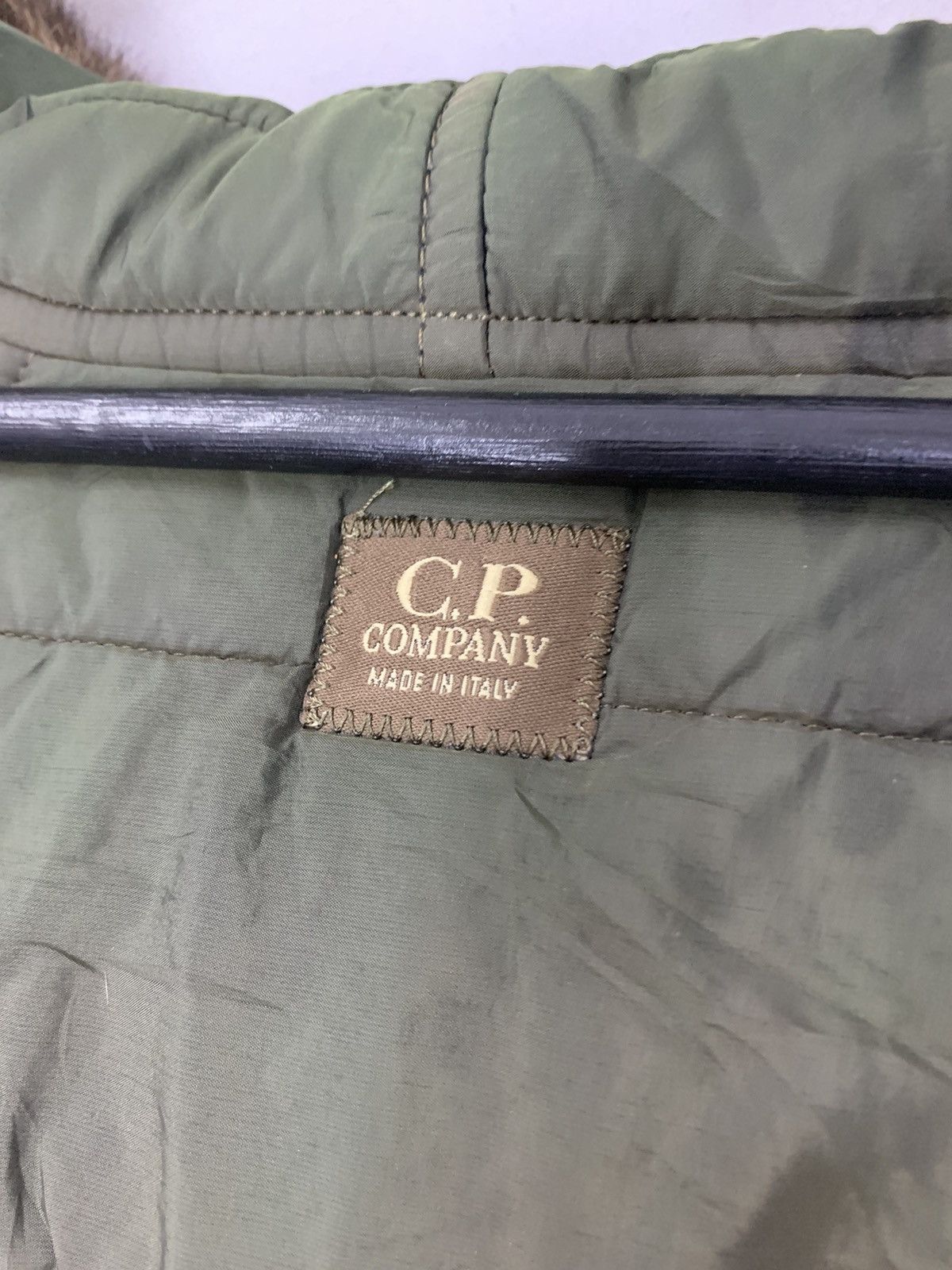 C.P. Company Archive Norge Waxed Puffer Lining Rabbit Fur Hoodie Size US XL / EU 56 / 4 - 17 Thumbnail