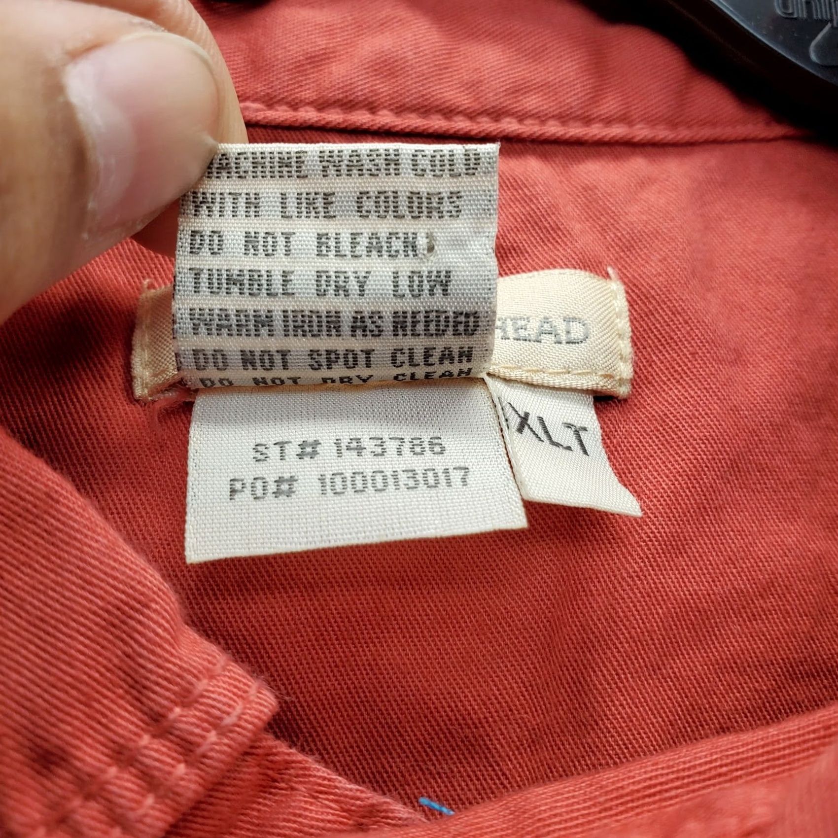 The Territory Ahead Territory Ahead Shirt Mens XLT Red Casual Long Sleeve Button-Down EUC Size US XL / EU 56 / 4 - 6 Thumbnail