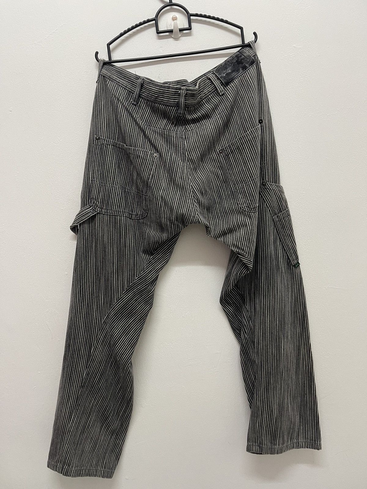Number (N)ine Vintage Number (N)ine Hickory Pain Denim Carpenter Japan Size US 32 / EU 48 - 6 Thumbnail