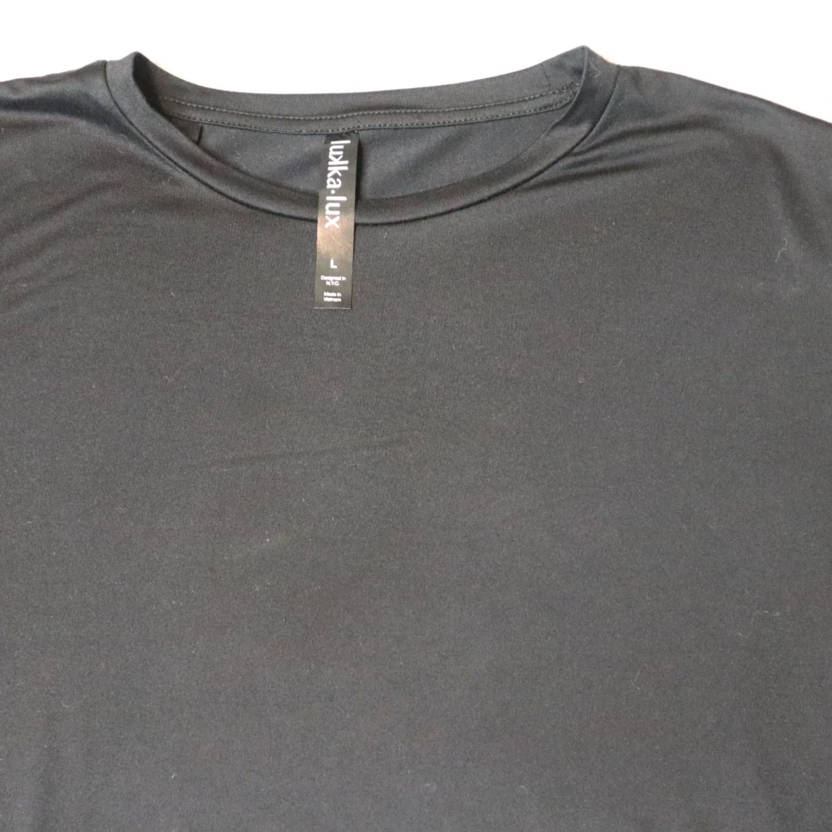 Flux Lukka Lux Long Sleeve Shirt Womens Large Black Activewear Top Pullover Stretch Size L / US 10 / IT 46 - 4 Thumbnail