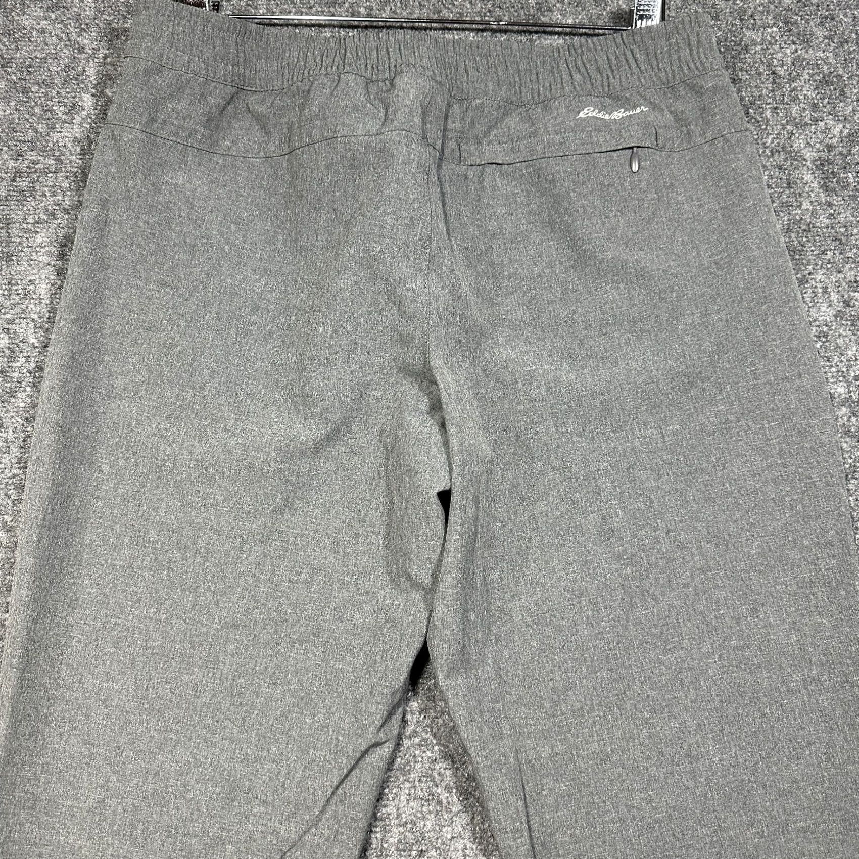 Eddie Bauer Eddie Bauer Pants Womens Medium Gray Stretch Straight Flat Front Pockets Pull On Size 32" / US 10 / IT 46 - 7 Thumbnail
