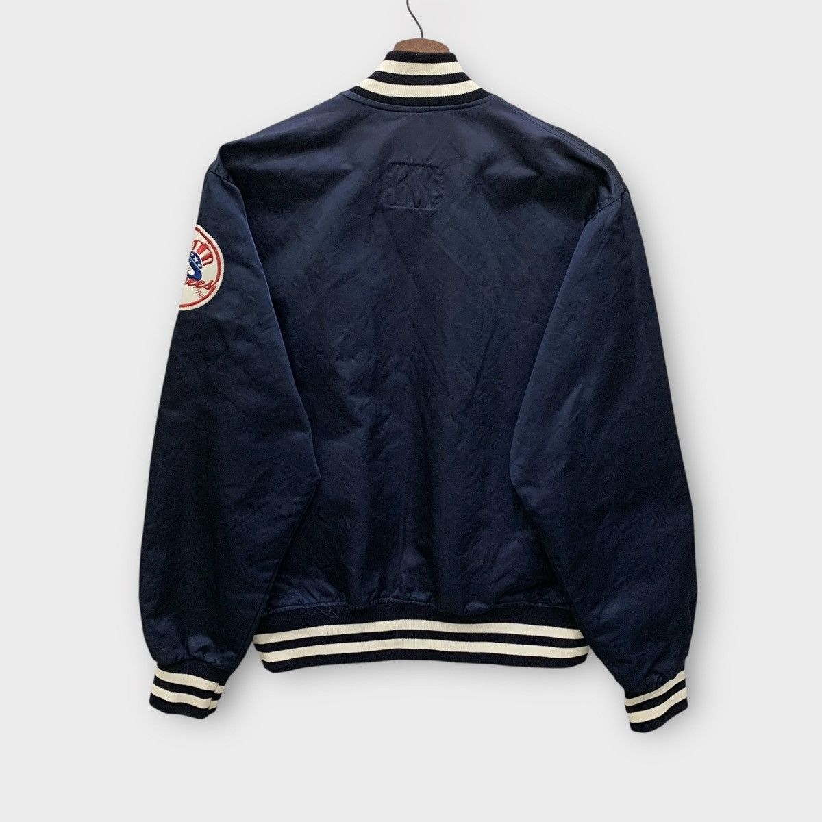 New York Yankees VINTAGE 1980s STARTER NEW YORK YANKEES SATIN JACKET BASEBALL Size US S / EU 44-46 / 1 - 3 Thumbnail