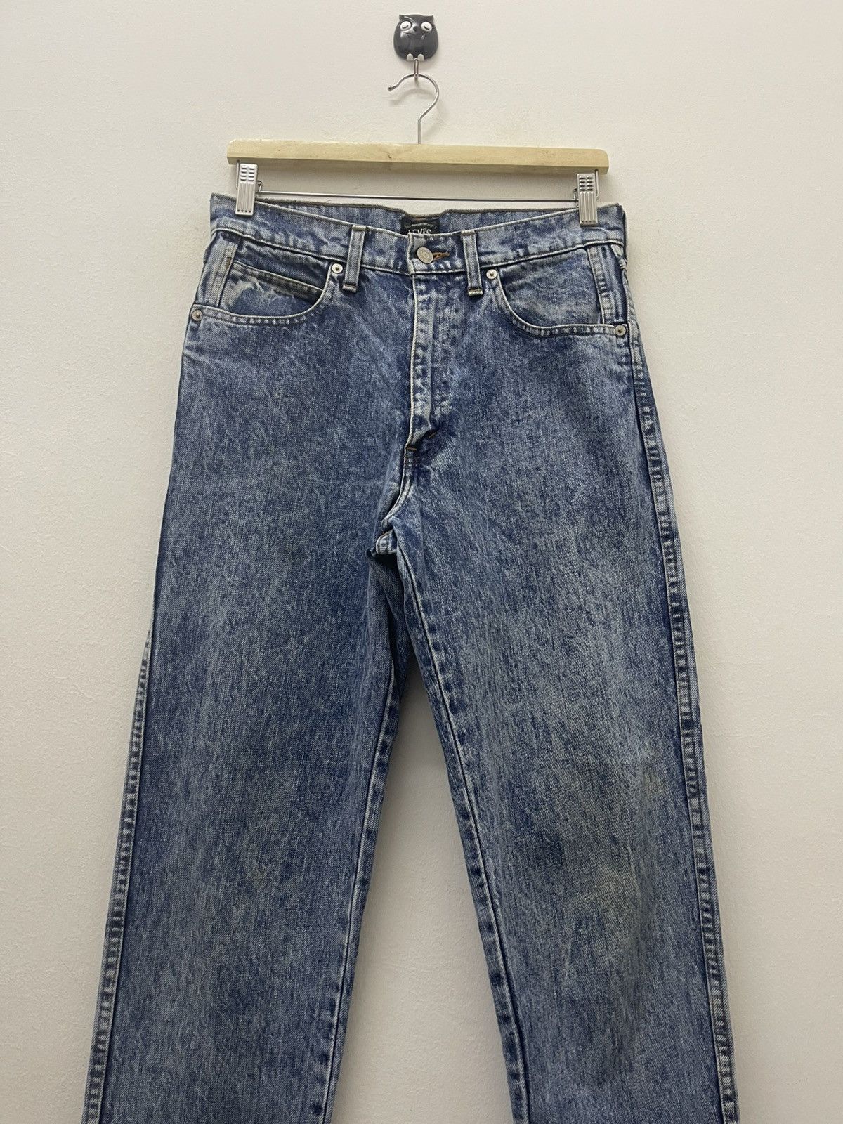 Levi's Vintage Clothing Rare Vintage LEVIS Big E Made in Japan Acid Washed Size US 31 - 9 Thumbnail