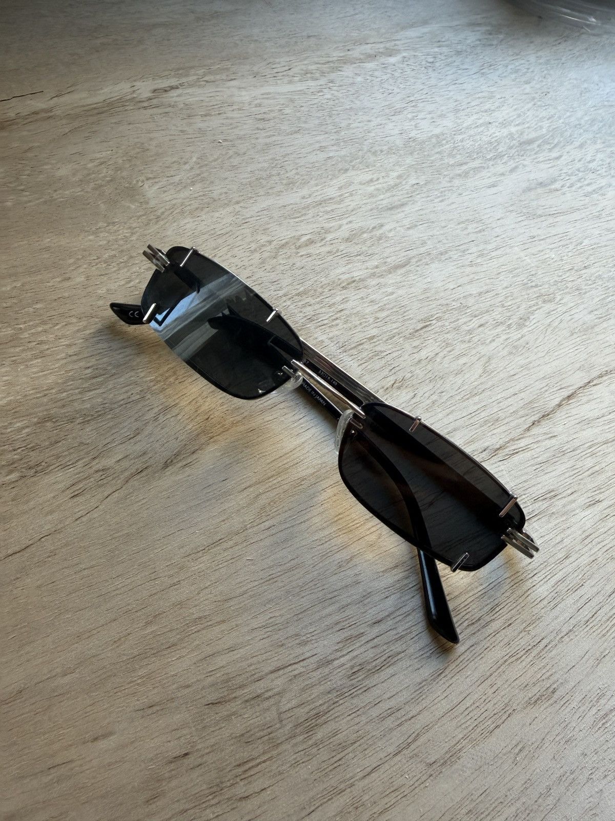 Y/Project x Linda Farrow black sunglasses