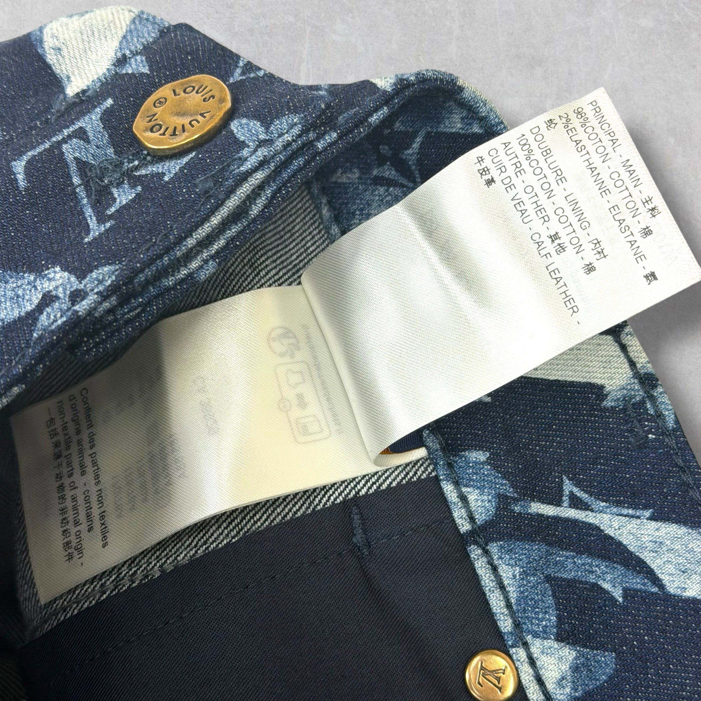 Louis Vuitton Louis Vuitton Monogram Flower Graphic Denim 34 Size US 34 / EU 50 - 5 Thumbnail