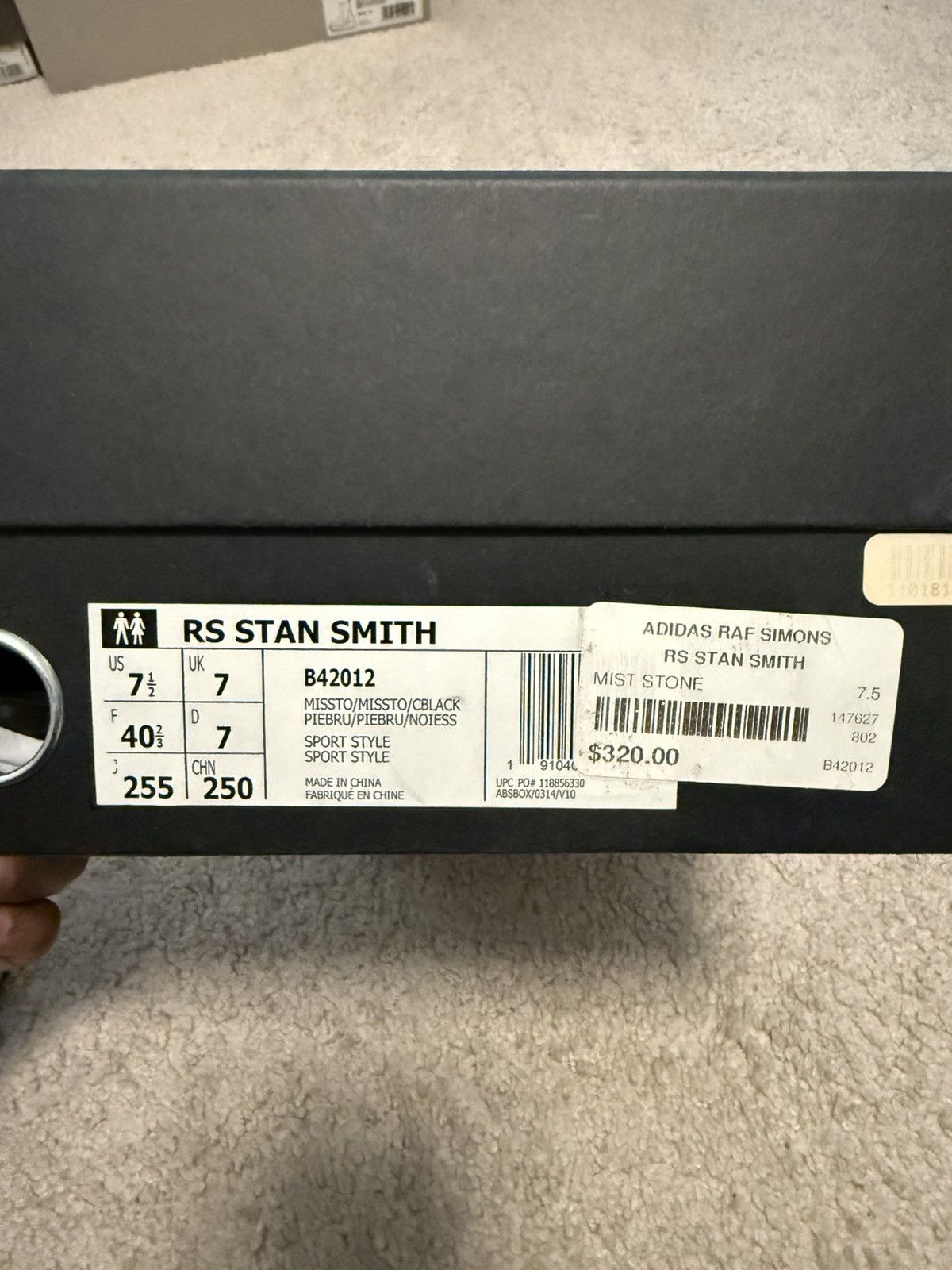 Adidas × Raf Simons Adidas x Raf Simons Stan Smith Size US 8 / EU 41 - 9 Thumbnail