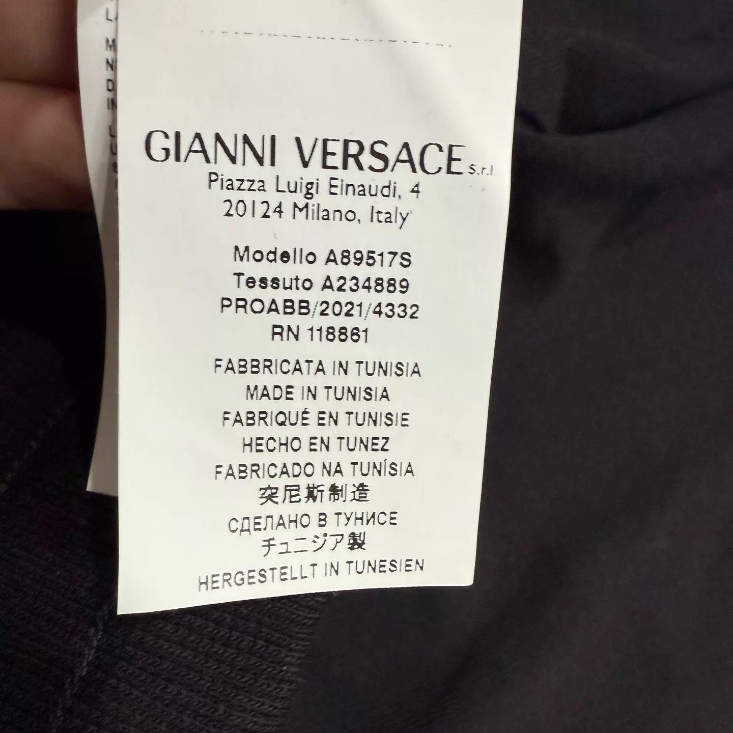 Versace Versace Black Medusa Back Embroidered Unworn 2XL Sweatpants Size 32" / US 10 / IT 46 - 4 Thumbnail