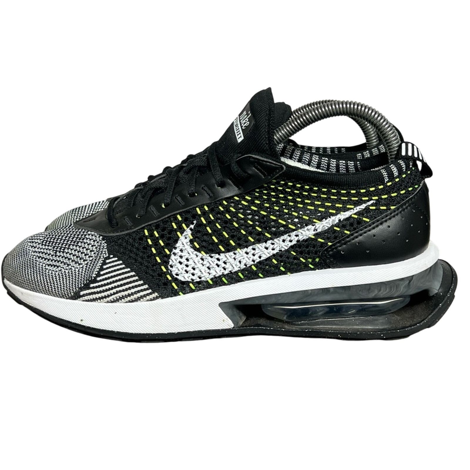 Nike Nike Air Max Flyknit Racer Running Womens Black White Volt Size US 8.5 / IT 38.5 - 1 Thumbnail