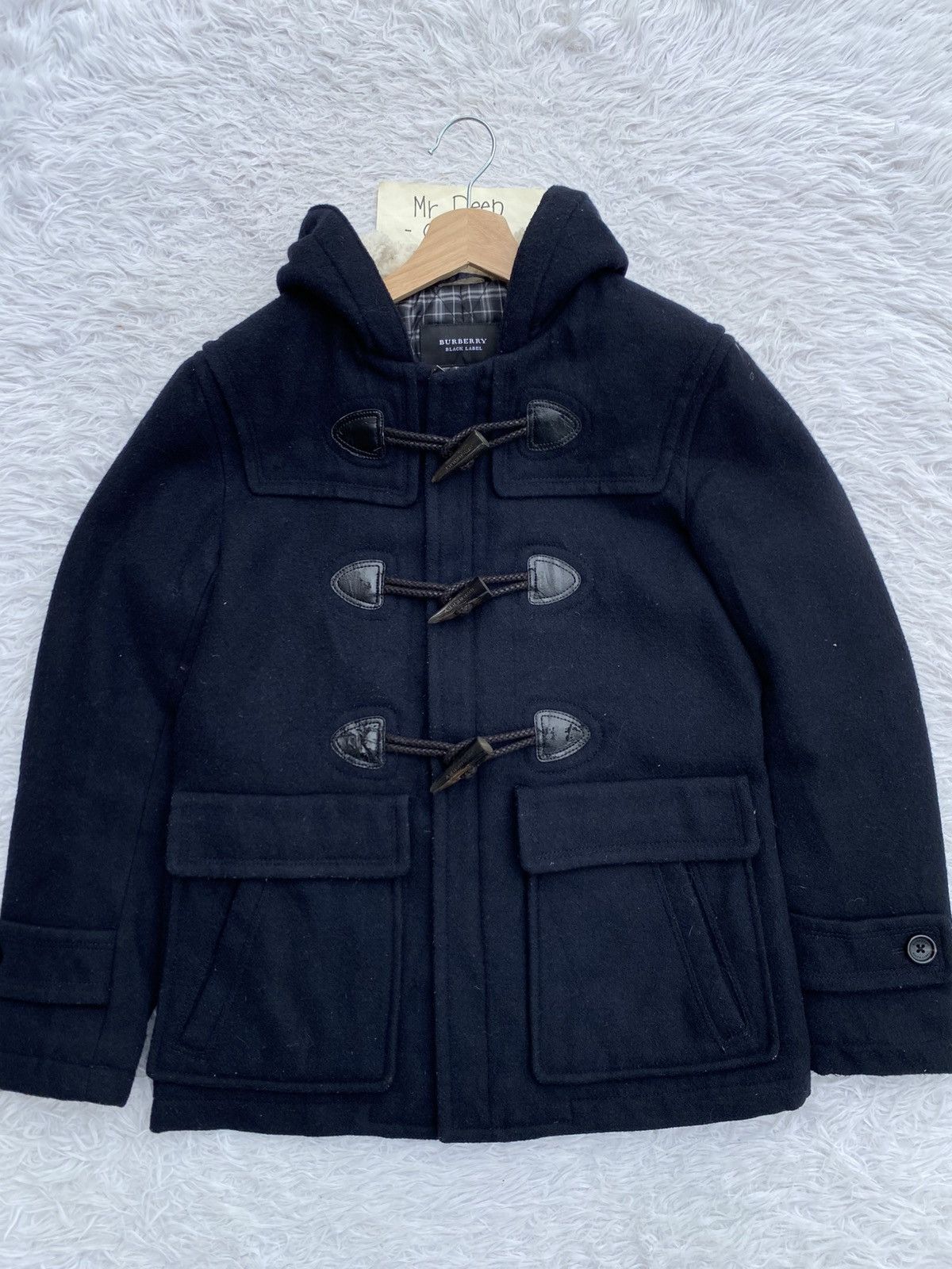 Burberry Rare Burberry Wool Duffle Coat Hooded Jacket Size US M / EU 48-50 / 2 - 6 Thumbnail