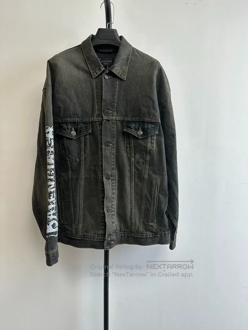 Balenciaga Balenciaga Patterned Single Button Long Sleeve Jacket Size US XS / EU 42 / 0 - 1 Thumbnail