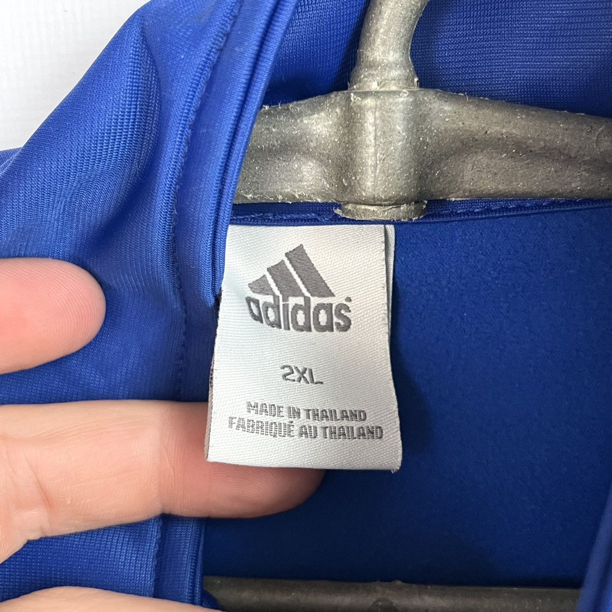 Adidas × Chelsea Soccer × Vintage Vintage Adidas Chelsea 2000s Fleece Jacket Zip Soccer Size US XL / EU 56 / 4 - 5 Thumbnail