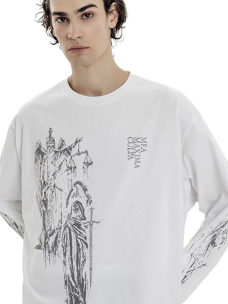 Other Vintage Y2K Graphic Long Sleeve Tee Size US XL / EU 56 / 4 - 6 Thumbnail