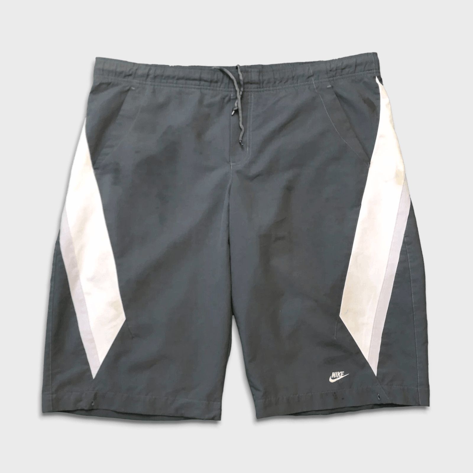 Nike × Vintage Nike Sportswear Shorts XL Swoosh Spellout Pocketed Gym Pants Size US 43 - 1 Thumbnail