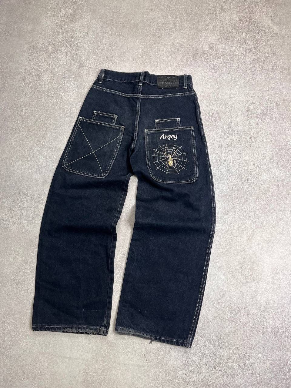 Vintage Vintage JNCO Style Embroidery Baggy Spyder Jeans 32 Size US 32 / EU 48 - 3 Thumbnail