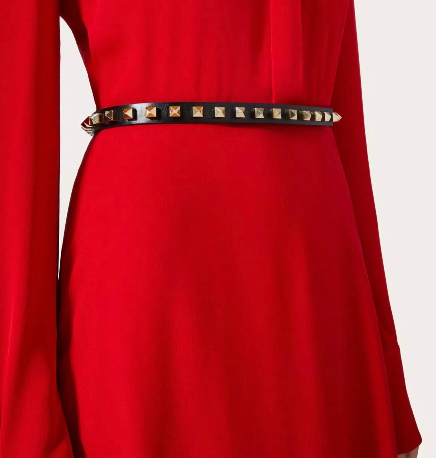 Valentino Valentino Rockstud Belt Size 90 Size ONE SIZE - 5 Thumbnail