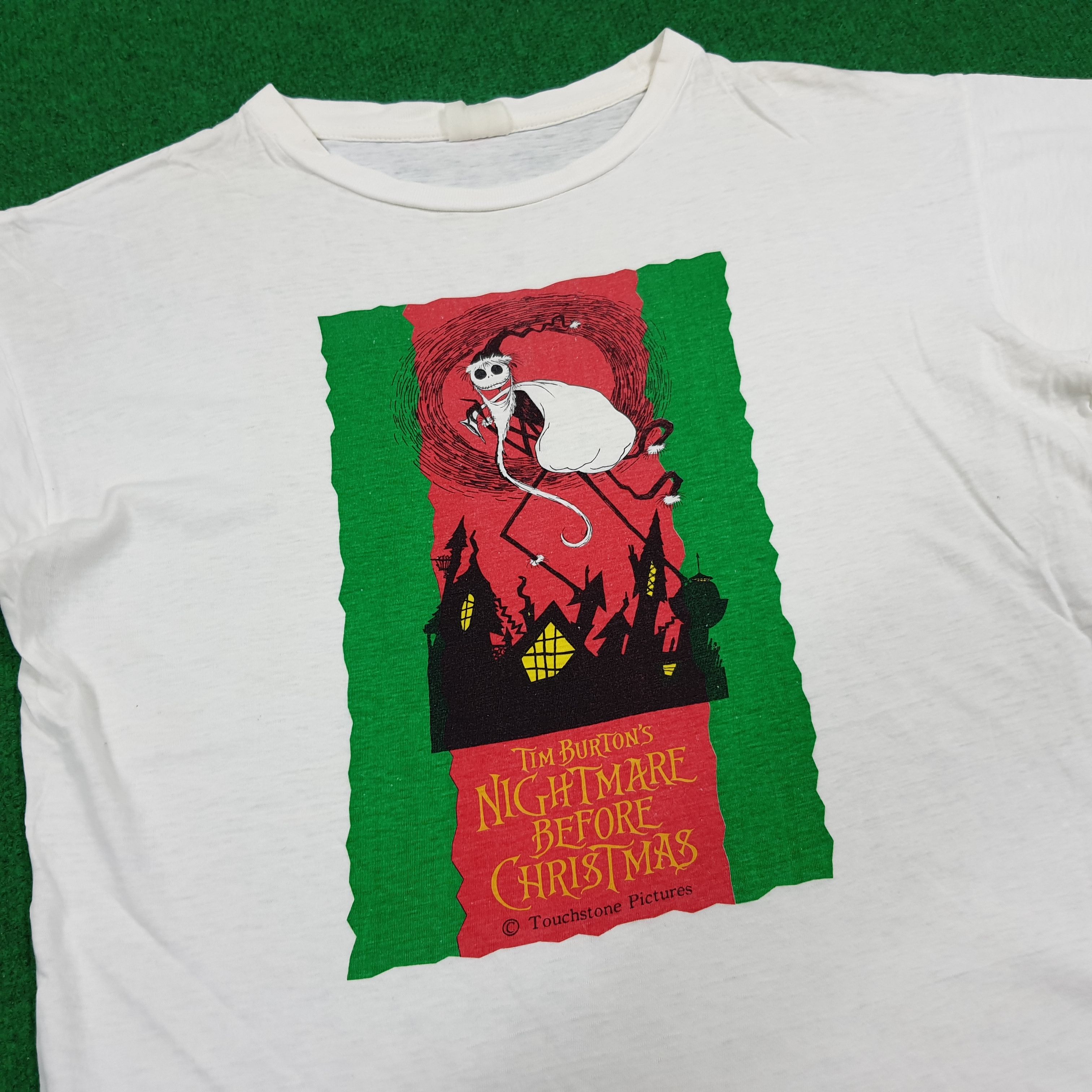 Vintage Vintage The Nightmare Before Christmas Movie Tshirt Size US L / EU 52-54 / 3 - 2 Thumbnail