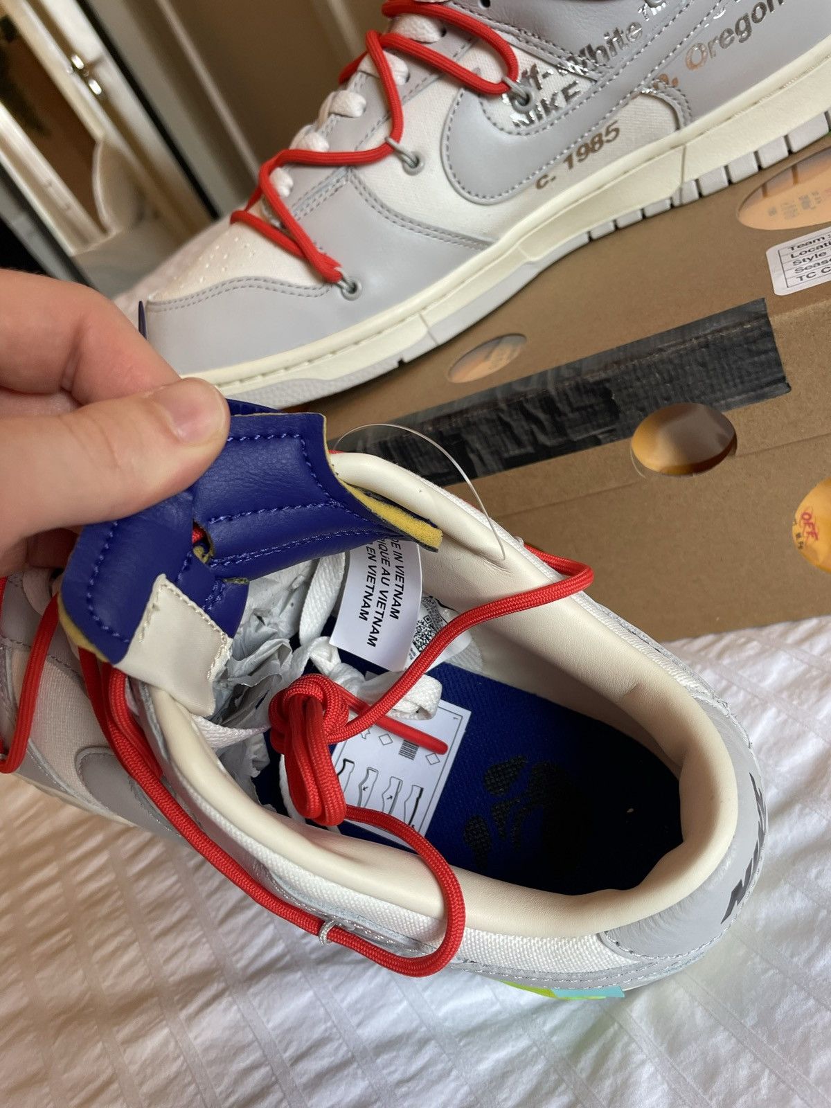 Nike × Off-White Nike x Off-White Dunk Low, Lot 23, UK10.5 / US11.5 Size US 11.5 / EU 44-45 - 11 Thumbnail