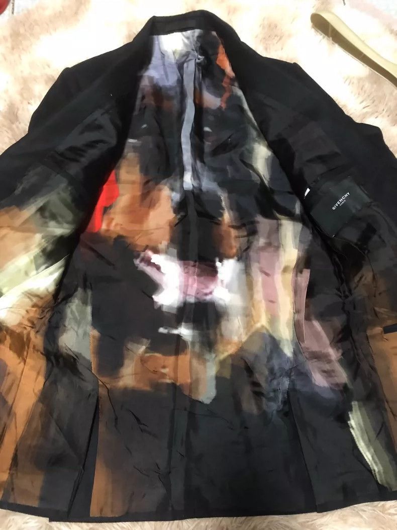 Givenchy Givenchy Givenchy Black Suit Jacket With Flaws -2507 Size US M / EU 48-50 / 2 - 3 Thumbnail