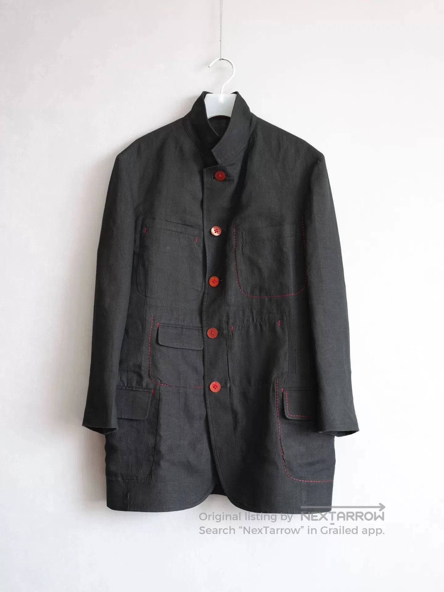 Yohji Yamamoto Yohji Yamamoto 05SS Linen Jacket. Size US M / EU 48-50 / 2 - 1 Thumbnail