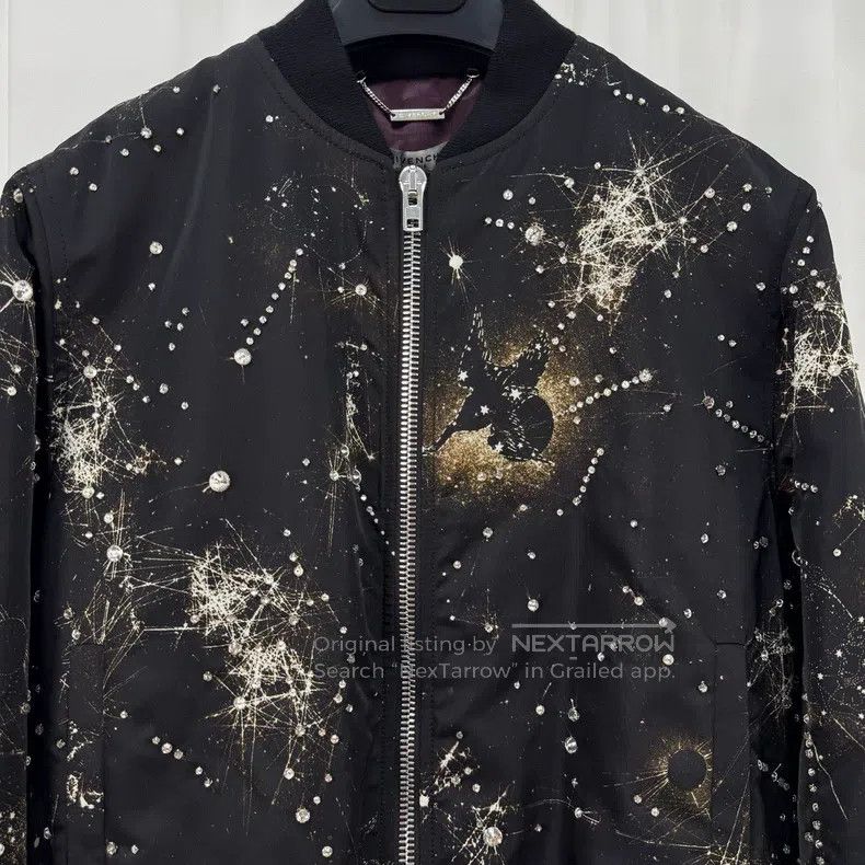 Givenchy Givenchy Fashion星空满钻 Heavy Duty Zipper Jacket Size US M / EU 48-50 / 2 - 3 Thumbnail