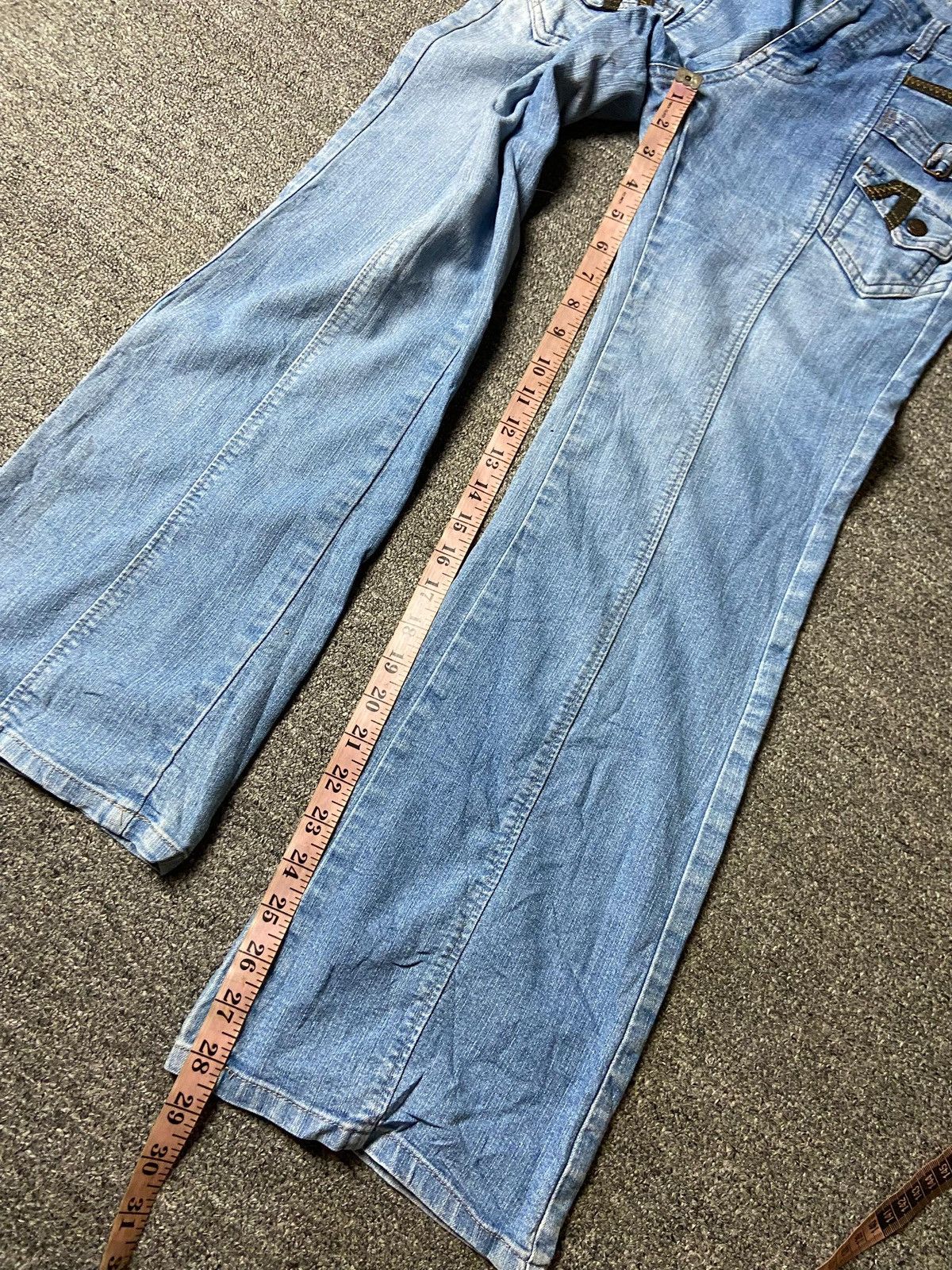 Japanese Brand Japanese Brand Denim Jeans with Vertical Seams (165) Size US 30 / EU 46 - 5 Thumbnail