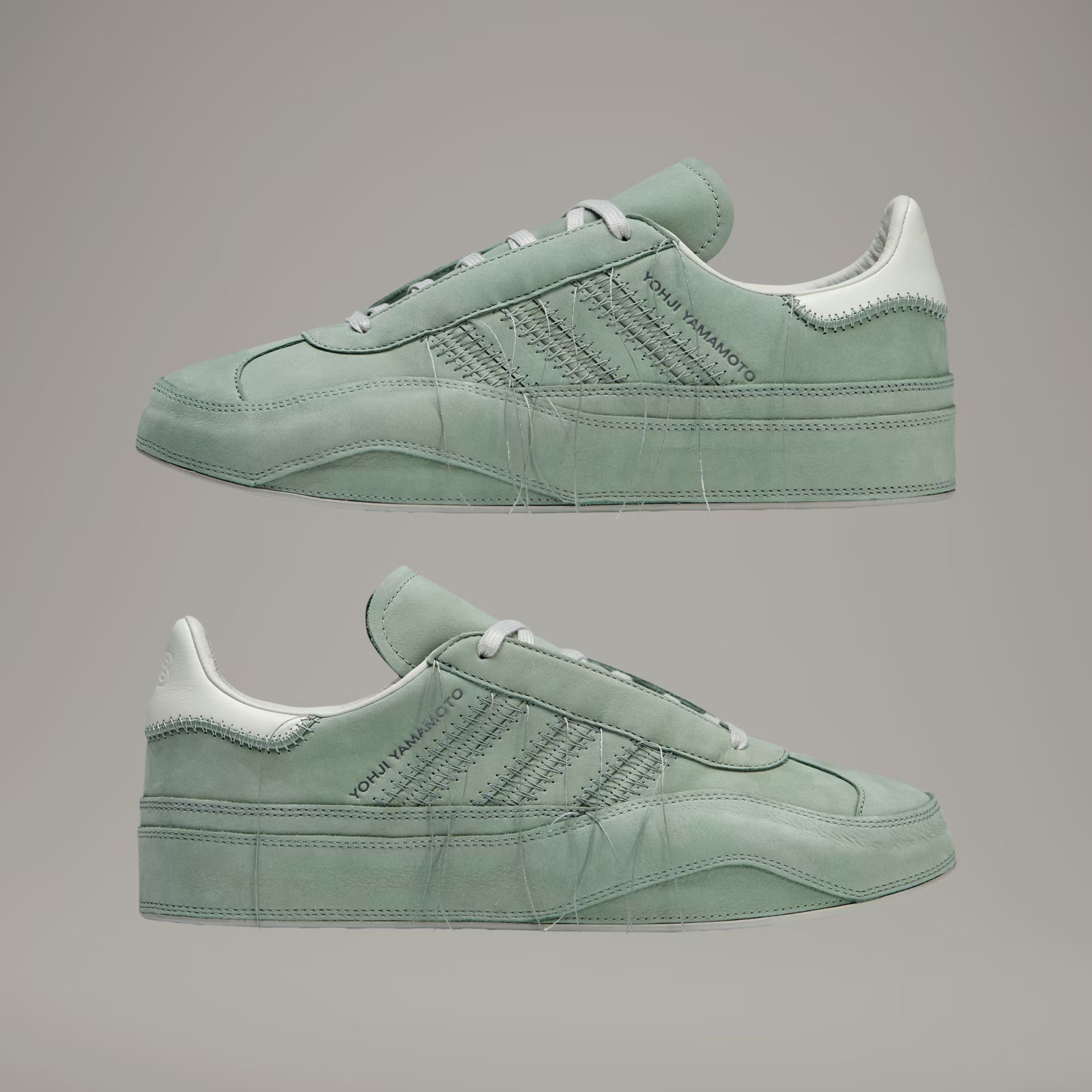Adidas × Y-3 o1mle0426 Low-Top Sneakers in Green Size US 7.5 / EU 40-41 - 7 Thumbnail
