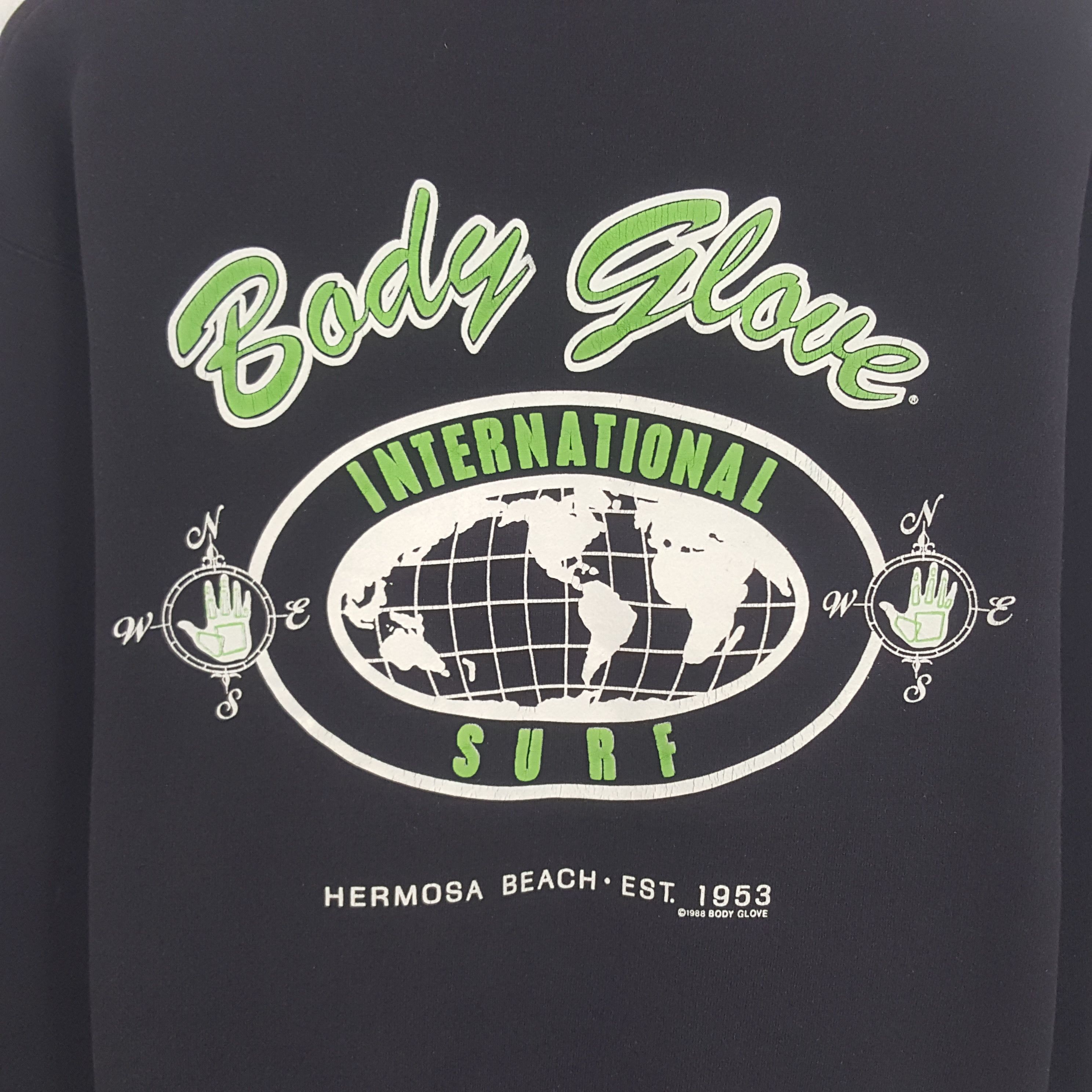 Body Glove × Vintage Vintage Body Glove International Surf Sweatshirt Size US M / EU 48-50 / 2 - 2 Thumbnail