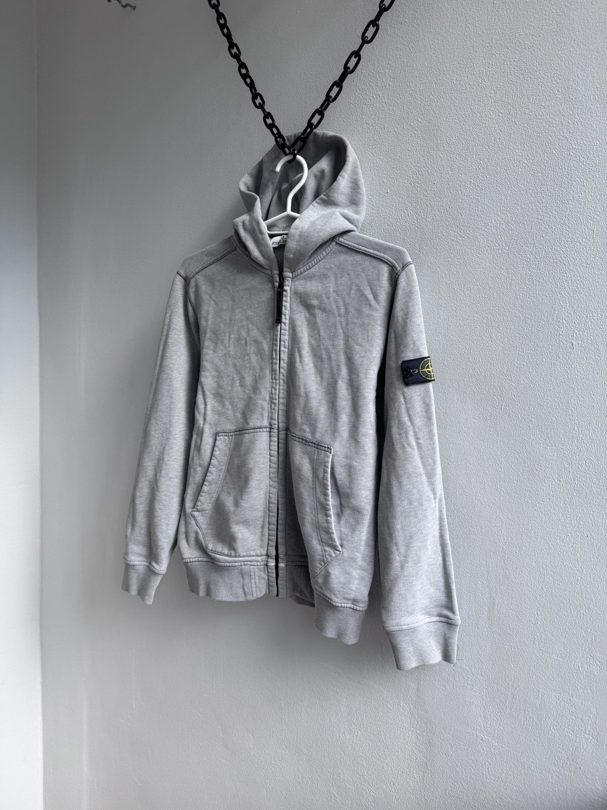 Stone Island Stone Island Junior Zip Up Hodie Sweatshirt Sweater Pullover Size US XXS / EU 40 - 2 Thumbnail