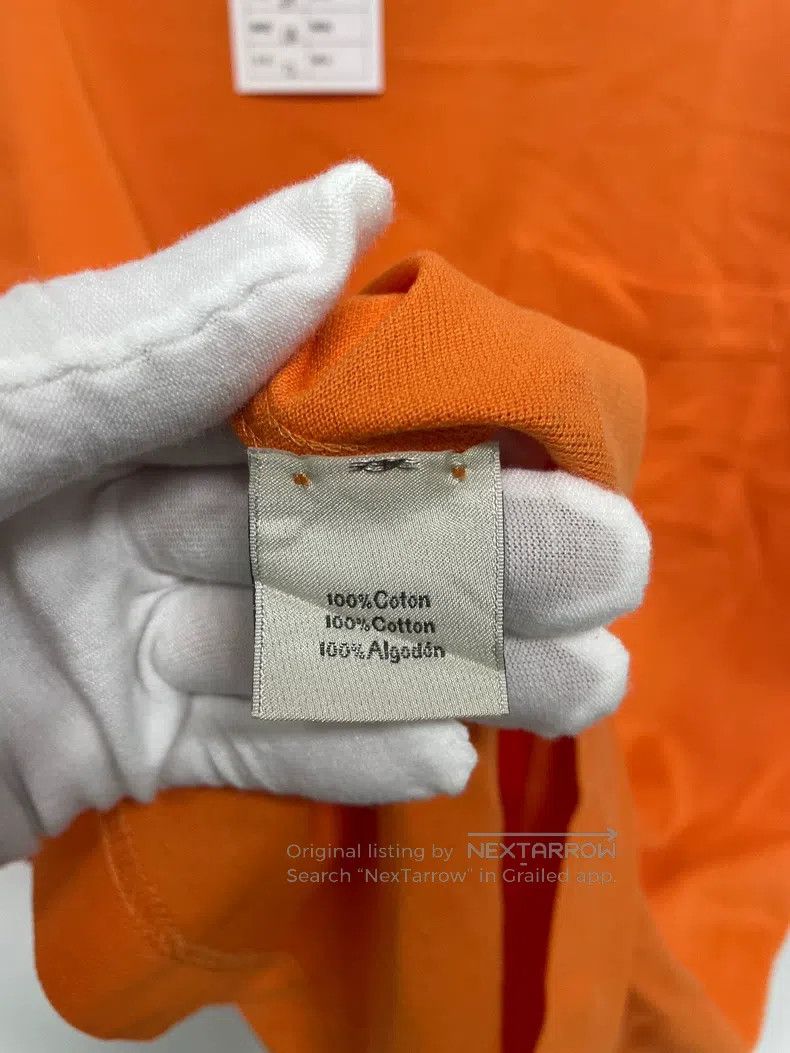 Hermes Hermes Round Neck Short-Sleeve Orange Size 3XL / US 20-22 - 4 Thumbnail