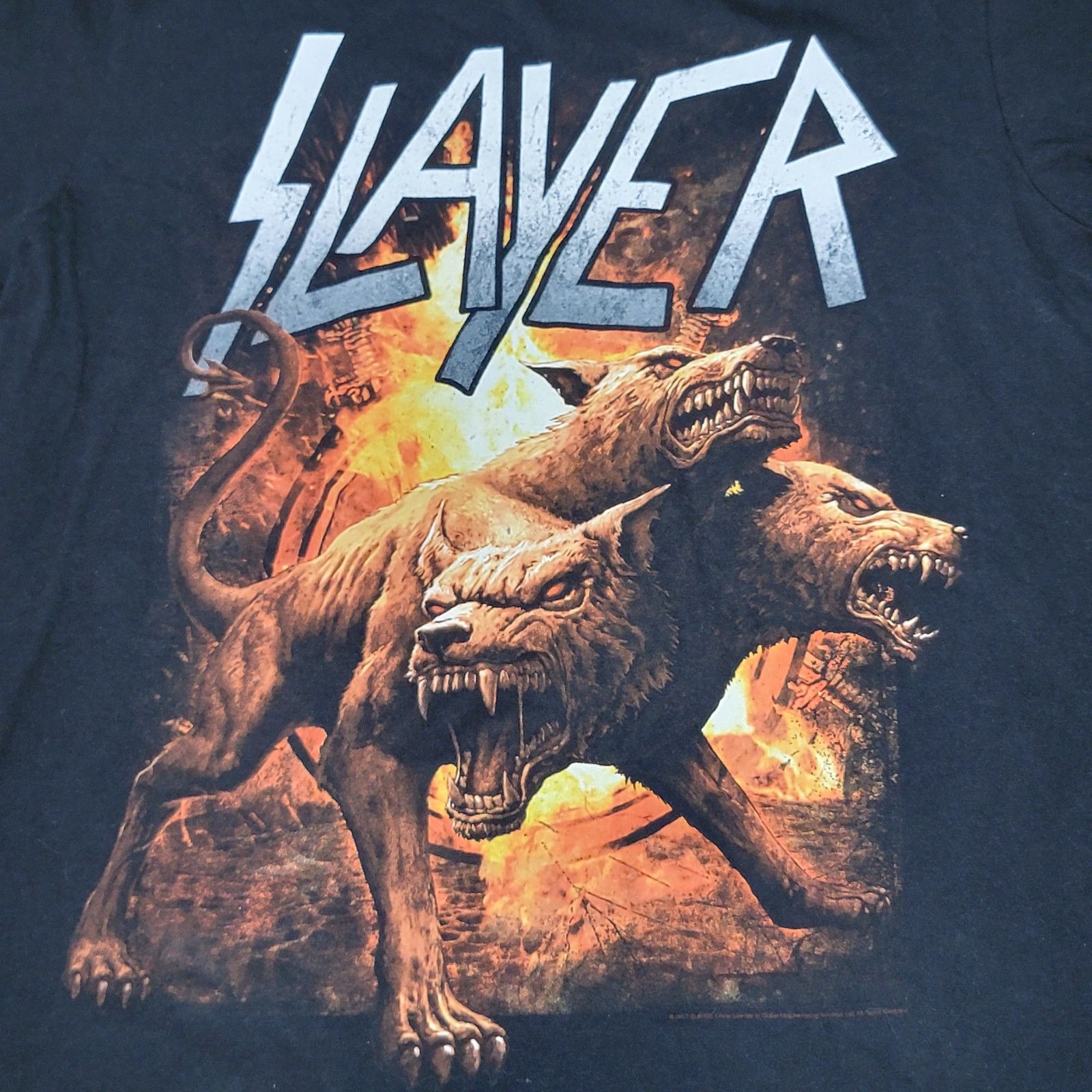 Other Slayer Cerberus Rising Unisex Tee (Bay Island) - Size Large Size US L / EU 52-54 / 3 - 2 Thumbnail