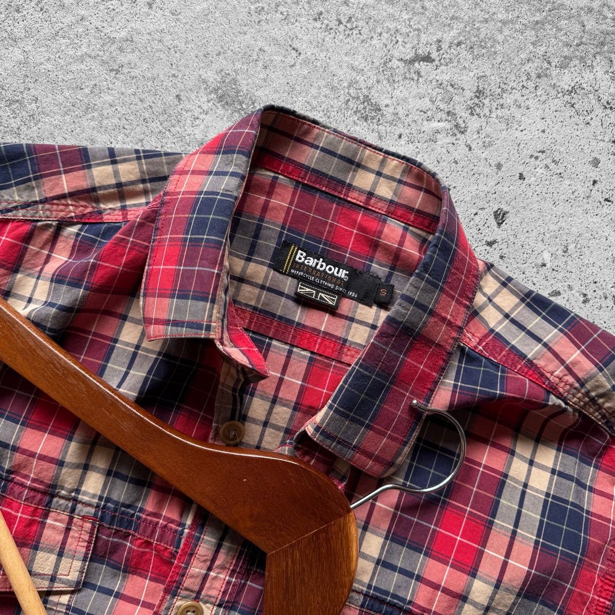 Barbour Barbour Mens Vintage Check Long Sleeve Button Up Shirt Size US S / EU 44-46 / 1 - 4 Thumbnail