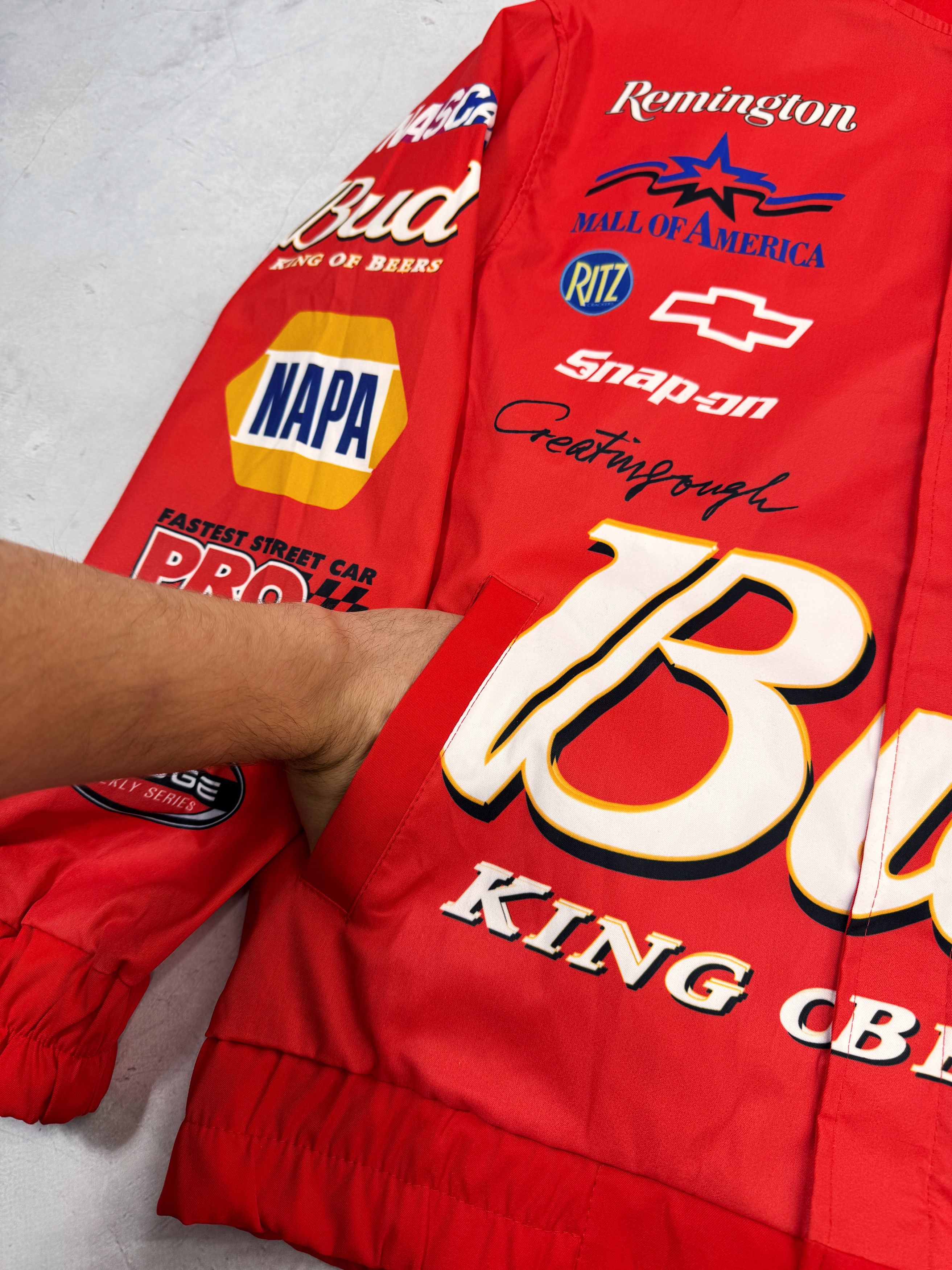 NASCAR NASCAR Racing Bomber Jacket Bud King of Beers Remington Size US M / EU 48-50 / 2 - 9 Thumbnail