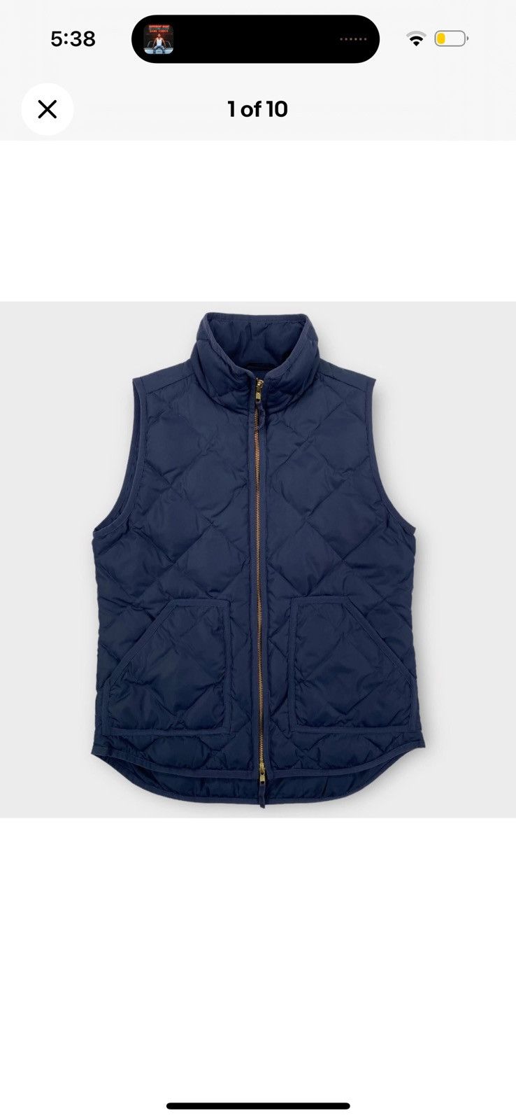J.Crew J.Crew Down Quilted Puffer Vest Size S / US 4 / IT 40 - 8 Thumbnail