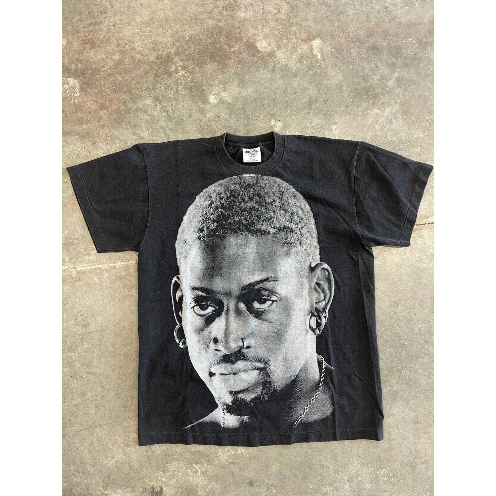 Other VTG 90S BOOTLEG TEES DENNIS RODMAN BADBOY BLACK SZ LARGE MEN Size US L / EU 52-54 / 3 - 1 Thumbnail