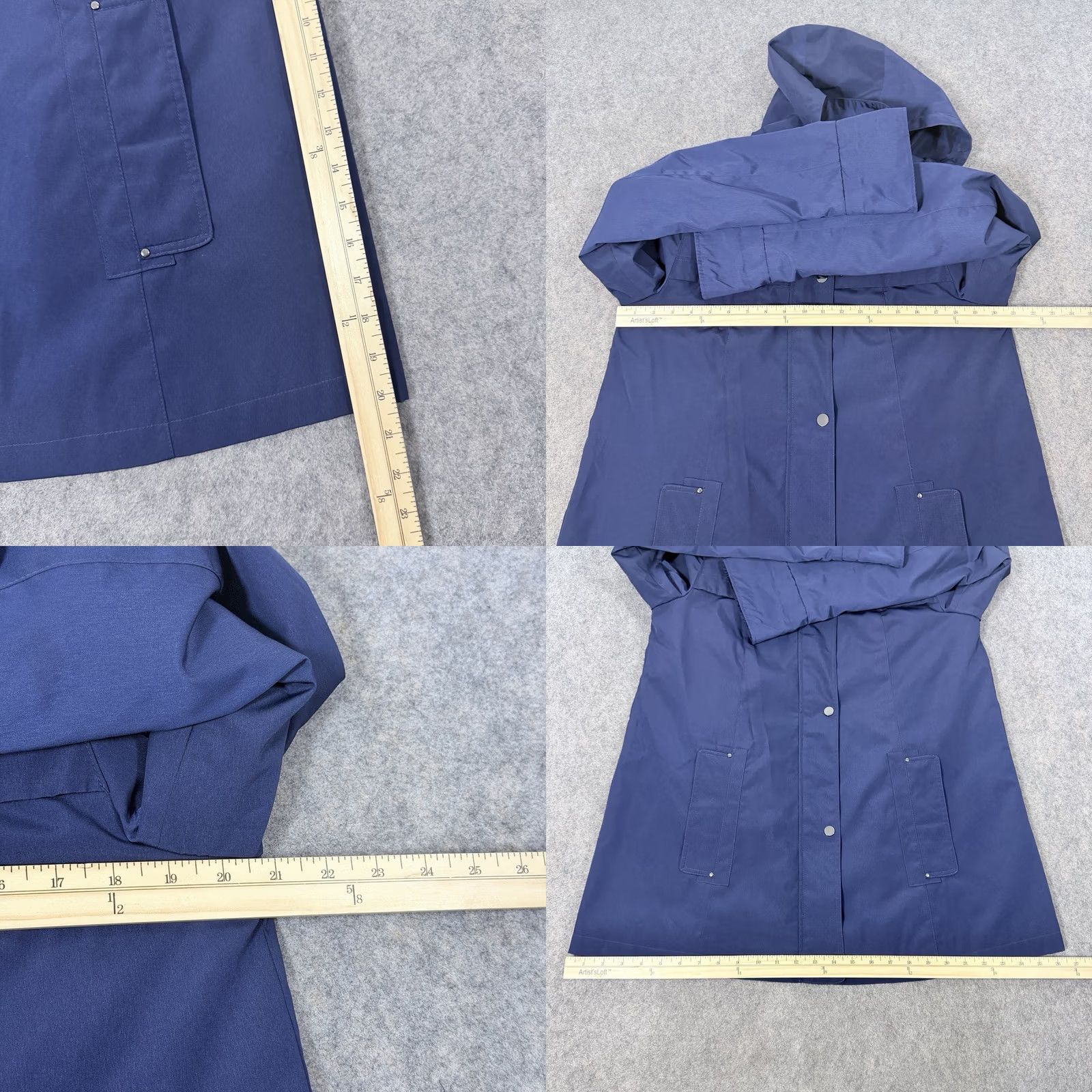 Vintage St. Johns Bay Rain Jacket Women's Medium Navy Blue Rain Jacket Jacket Womens M Navy Blue Size M / US 6-8 / IT 42-44 - 9 Thumbnail