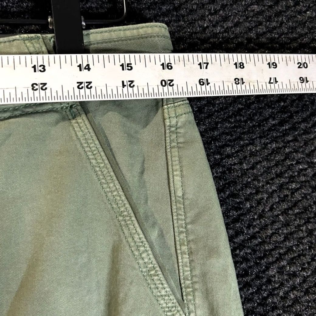 White House Black Market White House Black Market Crop Pants Women's 10 Olive Green Mid Rise Straight NWT Size 32" / US 10 / IT 46 - 5 Thumbnail