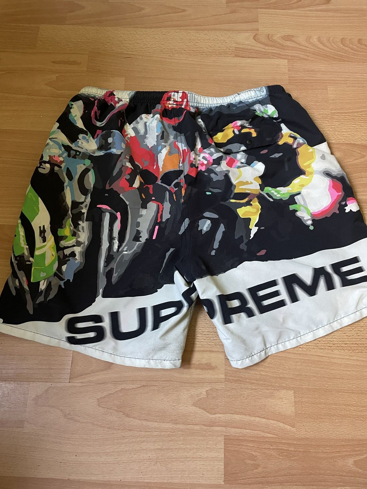 Supreme SS20 Racing Water Short Multi Size Medium Box Logo