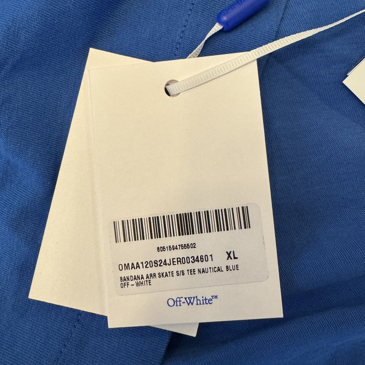 Off-White OFF-WHITE c/o Virgil Abloh Bandana Embroidered Arrow Tee Size US XL / EU 56 / 4 - 10 Thumbnail