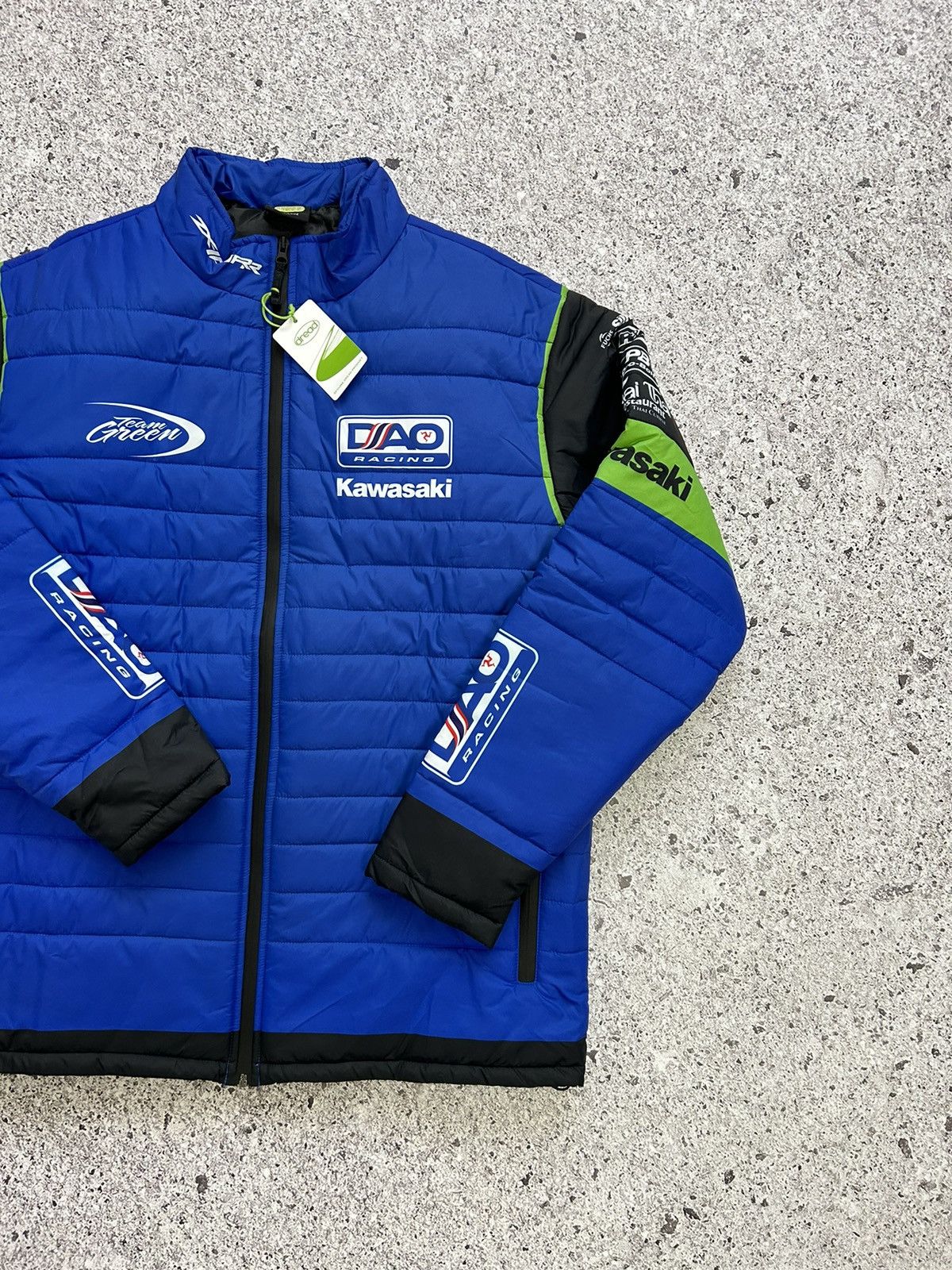 Japanese Brand × NASCAR New Dao Racing Kawasaki Green Team Racing Jacket Size US XXL / EU 58 / 5 - 5 Thumbnail