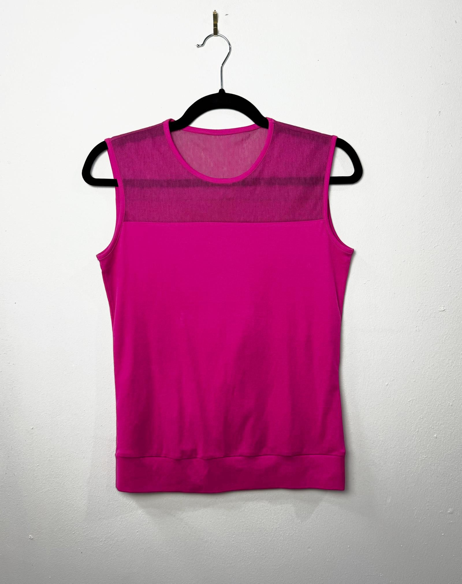 Issey Miyake Issey Miyake Sleeveless Sheer Panel Top Size S / US 4 / IT 40 - 1 Thumbnail