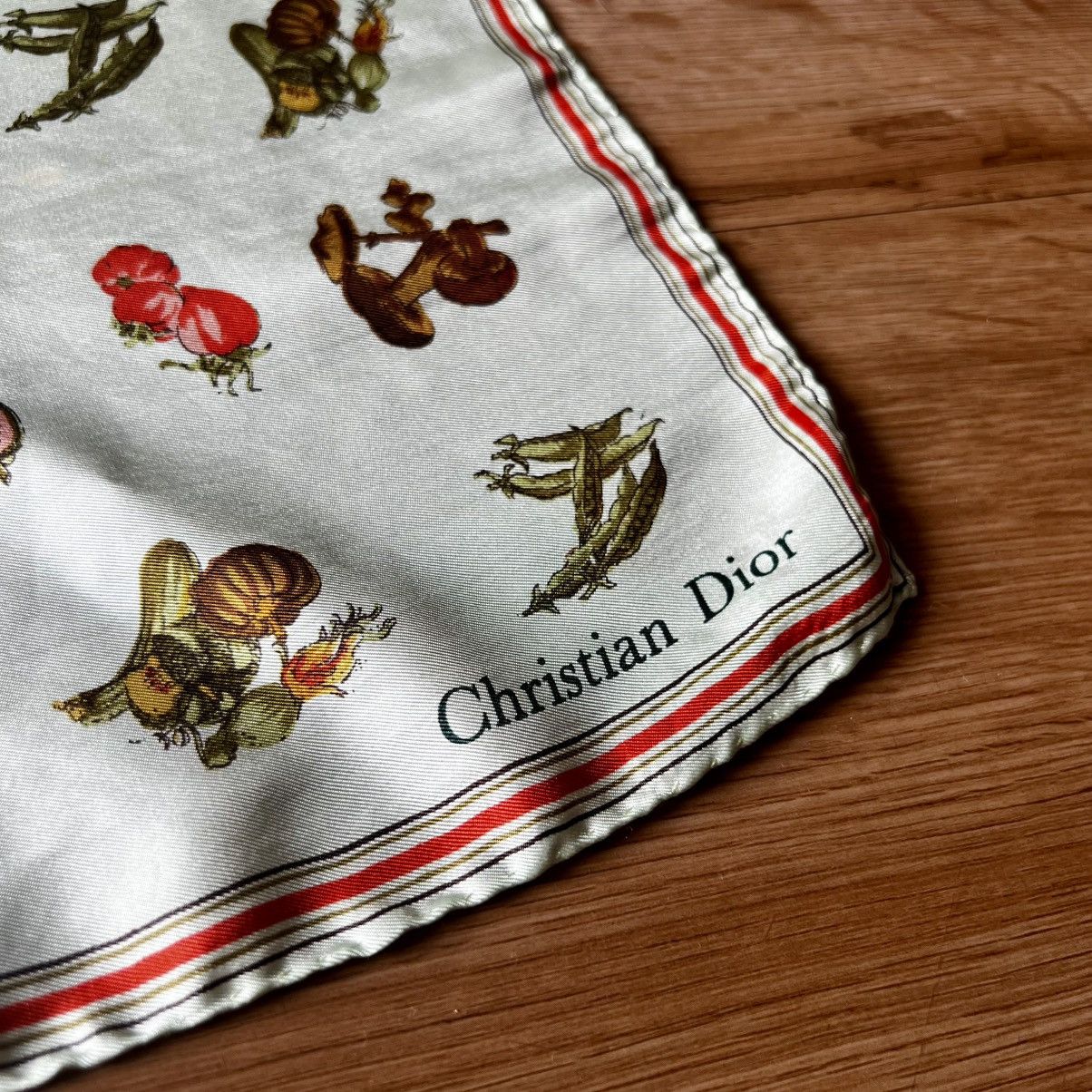 Christian Dior Monsieur Christian Dior Handkerchief Rare Vintage Size ONE SIZE - 1 Thumbnail