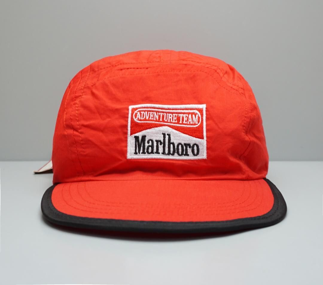 Vintage 新品 90's Marlboro キャップ 企業 ビンテージ Nascar Size US L / EU 52-54 / 3 - 1 Thumbnail